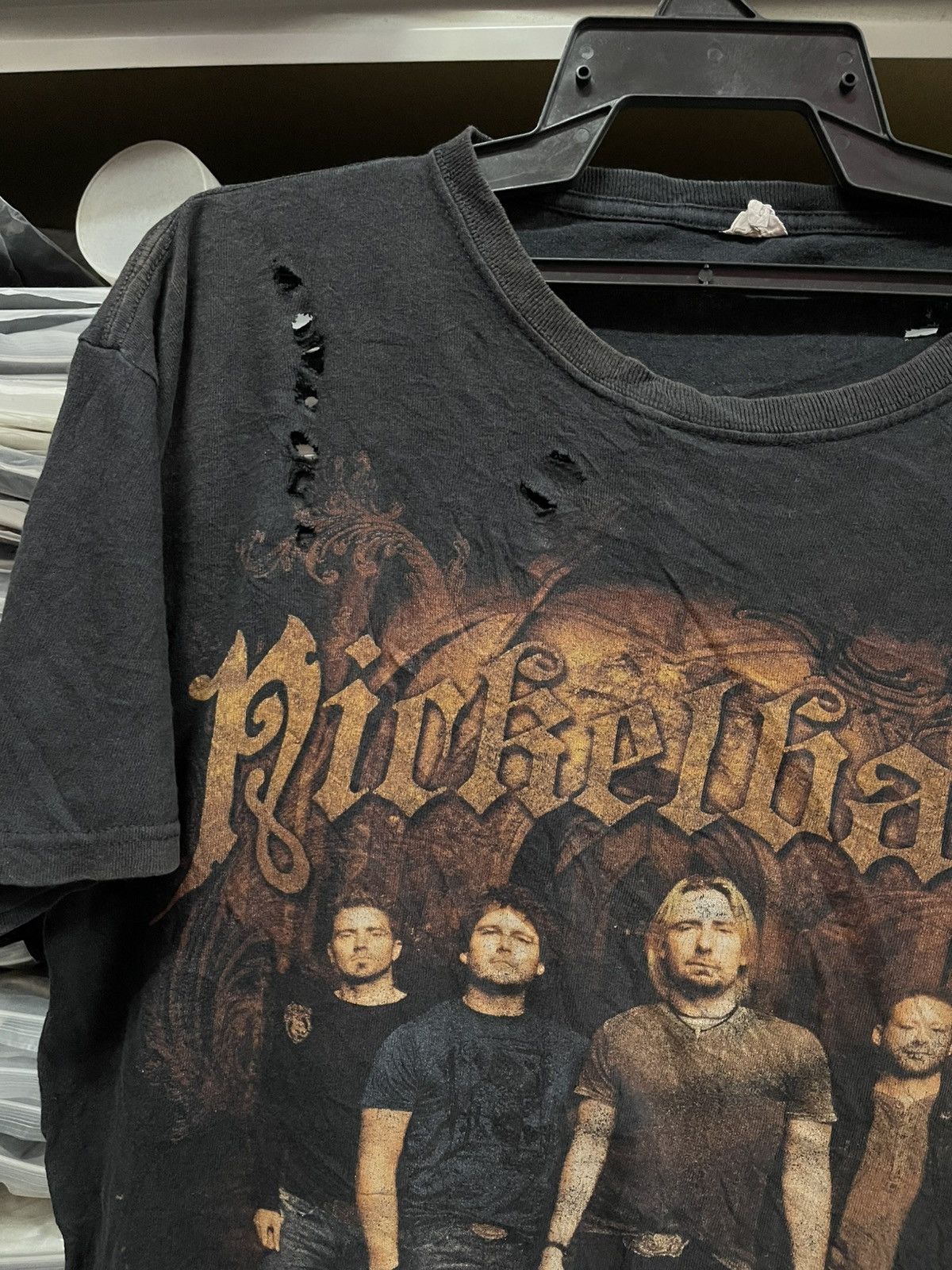 Band Tees Distressed Nickelback Dark Horse Tour🔥🔥🔥 Size US L / EU 52-54 / 3 - 3 Thumbnail