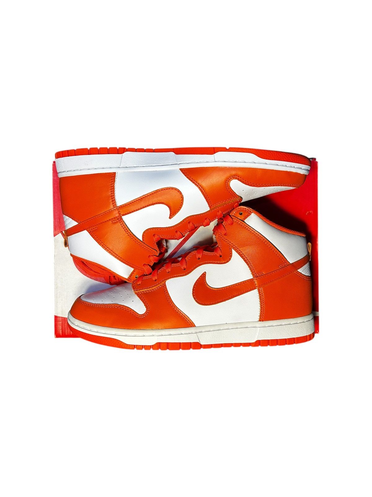 Nike Nike Dunk High White Orange Blaze White 10.5 Size US 10.5 / EU 43-44 - 2 Thumbnail