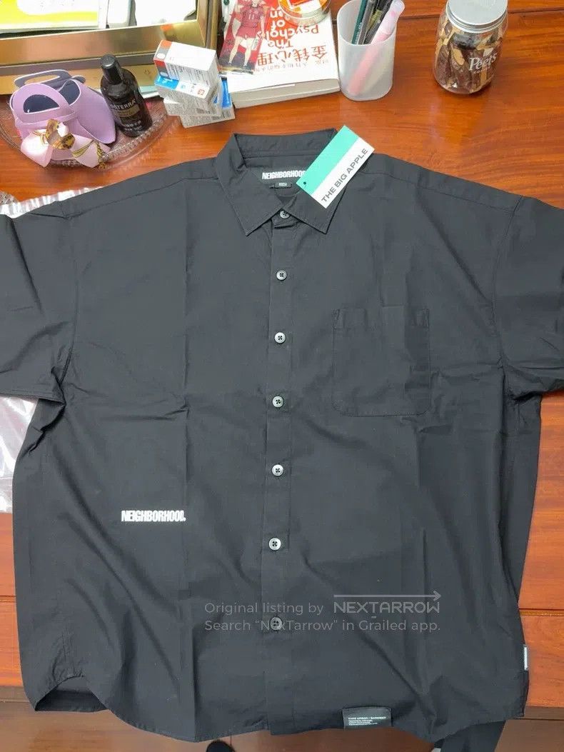 Neighborhood Neighborhood Pocket Logo Button-down Short-sleeve Shirt Size US S / EU 44-46 / 1 - 2 Thumbnail