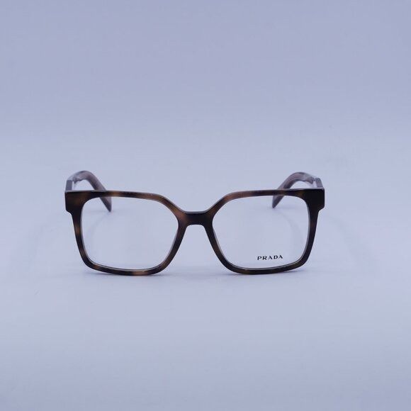 Prada Prada PRB03V 23A1O1 Eyeglasses Havana Muave 54mm Square Size ONE SIZE - 2 Thumbnail
