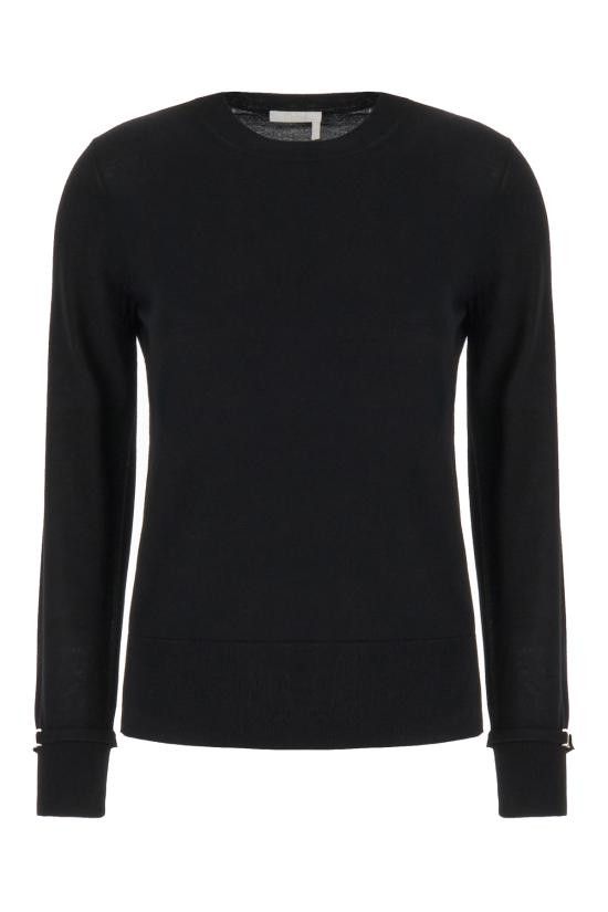 Chloe CHLOE Women Sweater CHC24SMP11661 001 BLACK Size L / US 10 / IT 46 - 1 Thumbnail