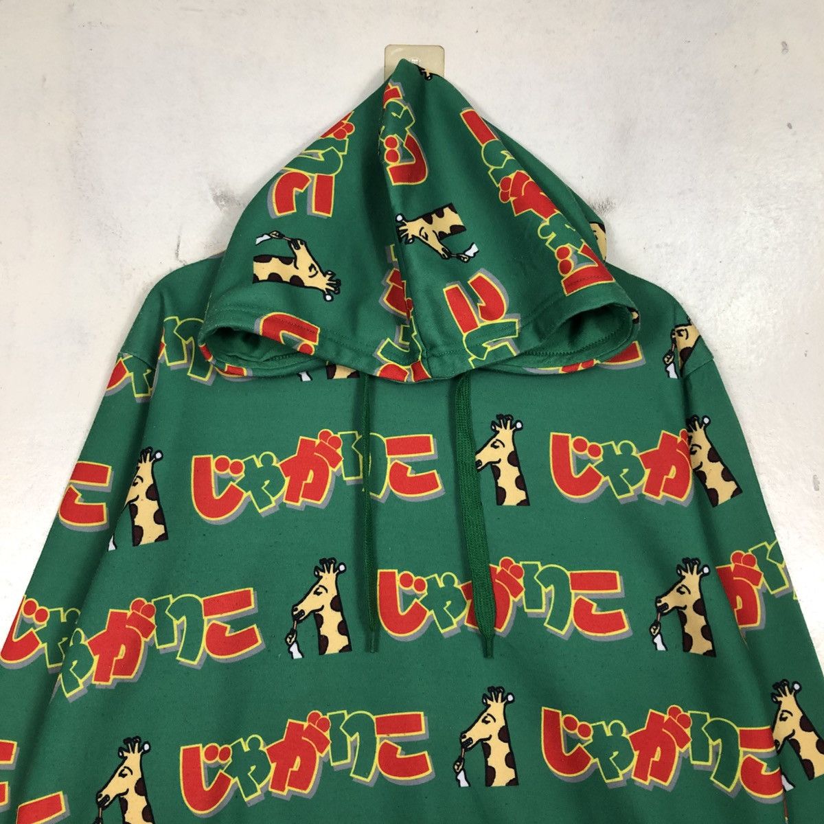 Japanese Brand 📌Vintage Hoodie Pull Over Okashi Collabo Full Print Size US L / EU 52-54 / 3 - 5 Thumbnail