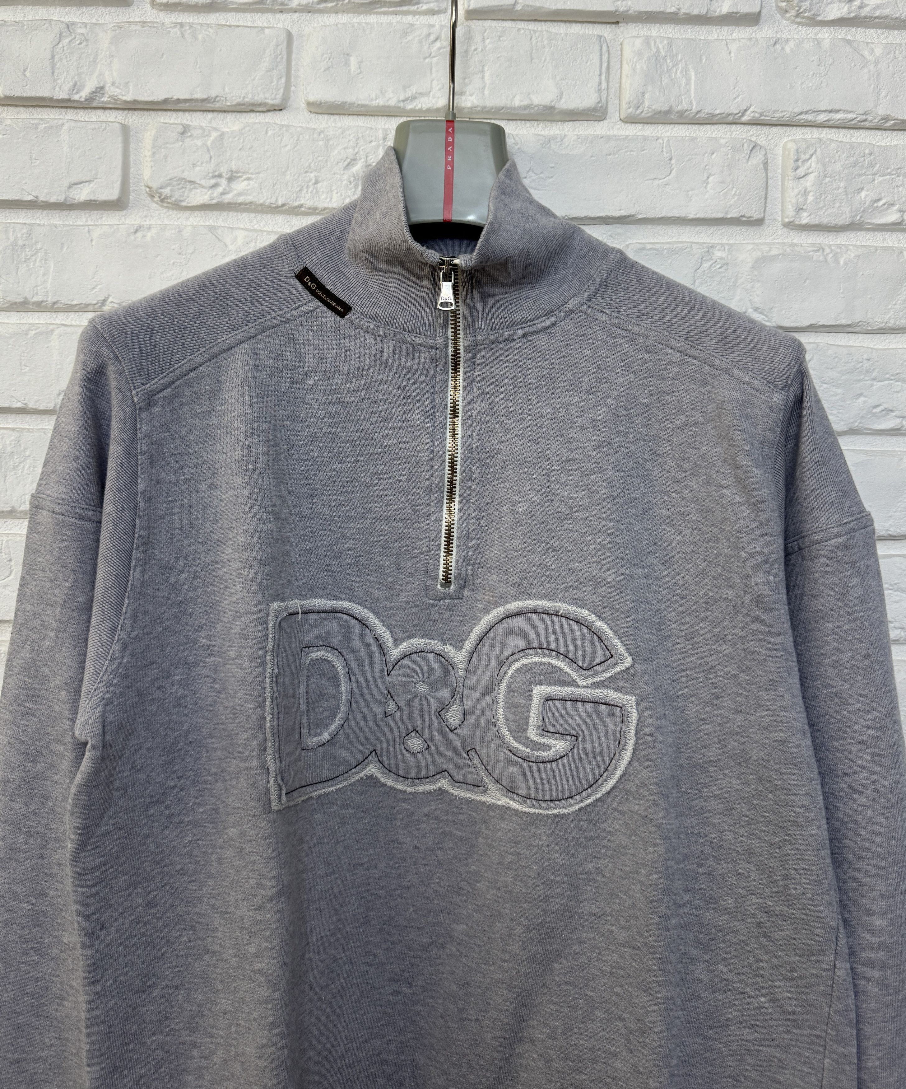 Dolce & Gabbana Dolce & Gabbana D&G Cotton Sweater 1/2 Zip Pullover Size L Size US L / EU 52-54 / 3 - 3 Thumbnail
