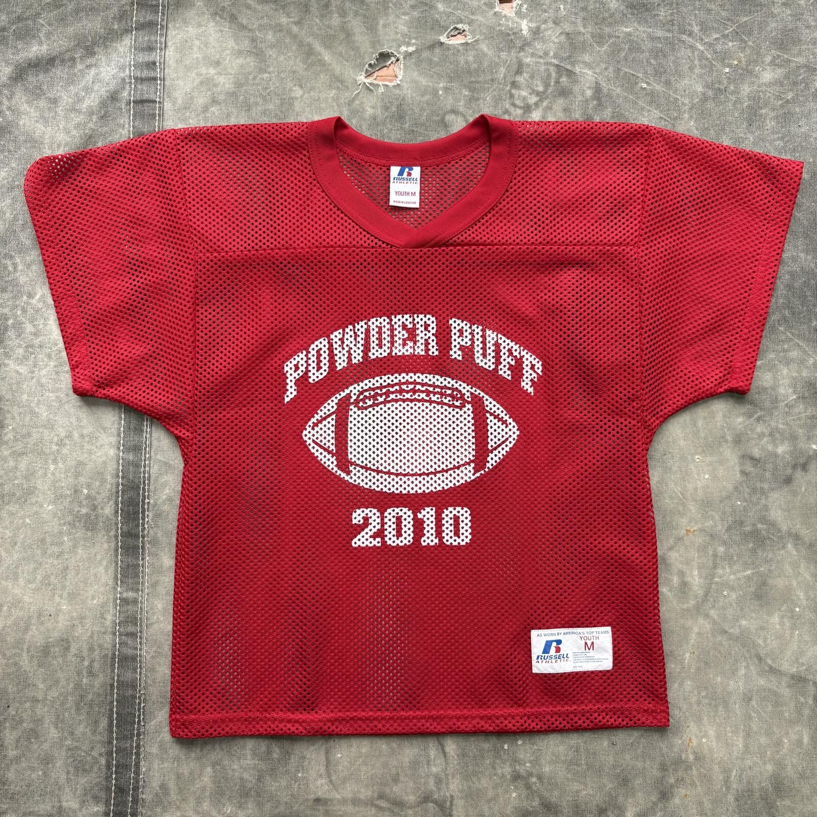 Russell Athletic Vintage Y2K Russell Athletic Mesh Cropped Football Jersey Size S / US 4 / IT 40 - 1 Thumbnail