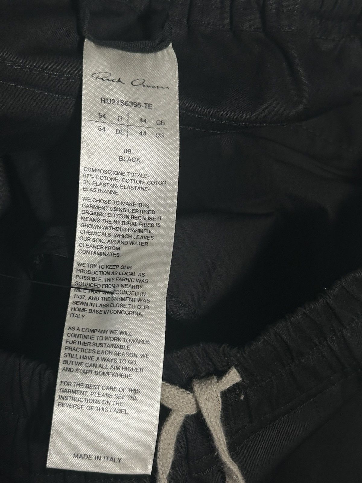 Rick Owens Phlegethon SS21 Mastodon Cargo Jogger Pants Size US 34 / EU 50 - 6 Thumbnail