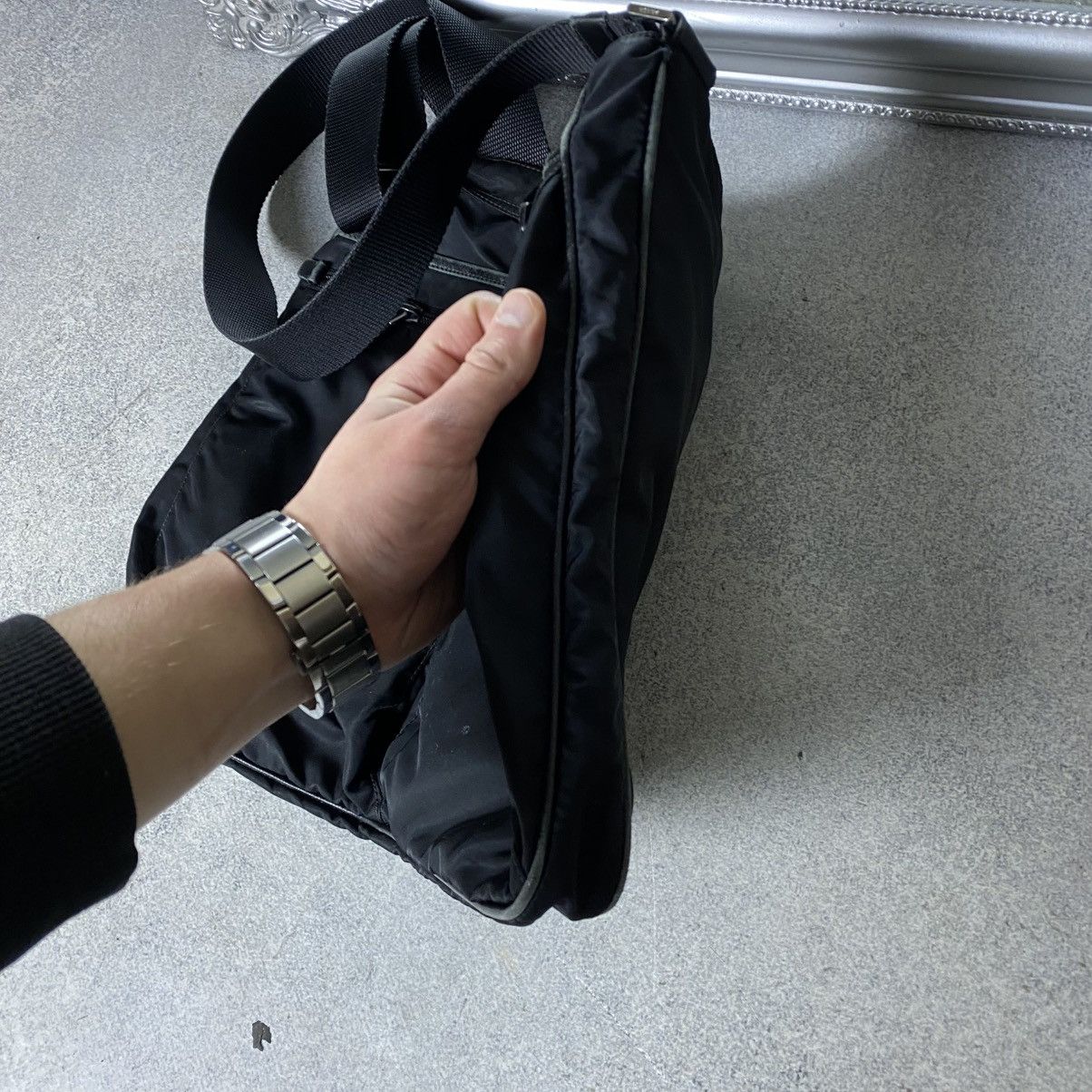 Prada Vintage Prada Nylon Bag Crossbody Size ONE SIZE - 5 Thumbnail