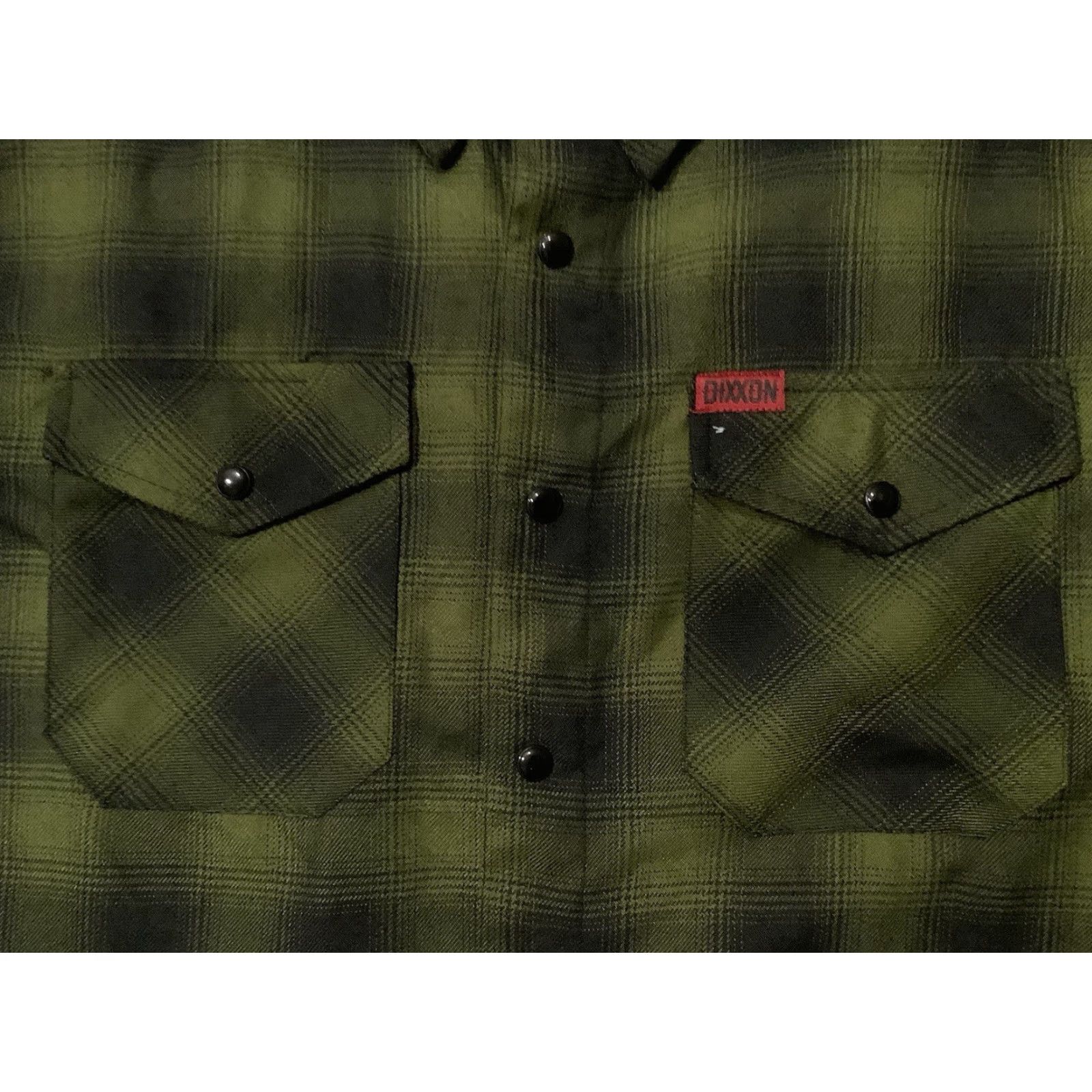 LONE WOLF Dixxon Shirt Mens Small Green Plaid Long Sleeve Snap Button Up Dixxon Size US S / EU 44-46 / 1 - 5 Thumbnail