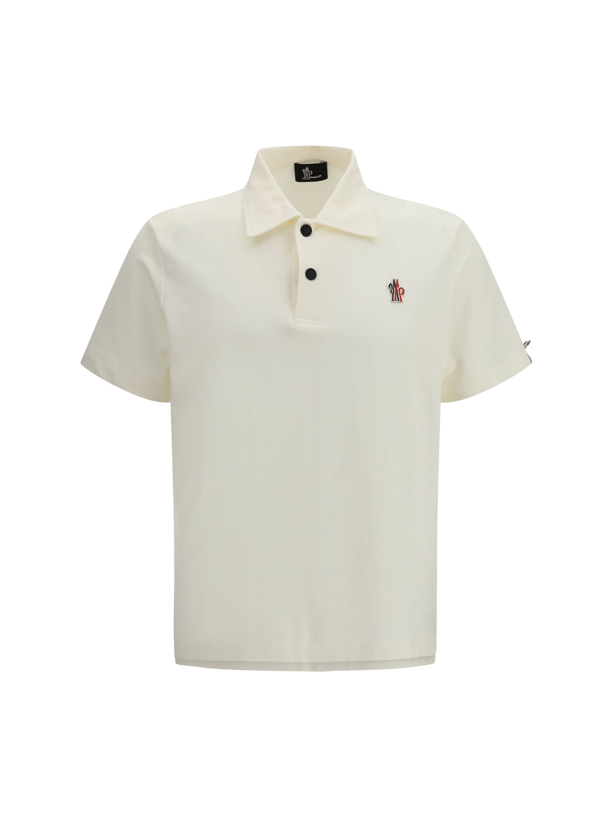 Moncler Grenoble Polo with logo appliqué Size US L / EU 52-54 / 3 - 1 Thumbnail