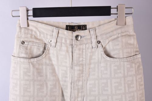 Fendi LADIES FENDI ROMA VINTAGE MONOGRAM TROUSERS Size 28" / US 6 / IT 42 - 2 Thumbnail