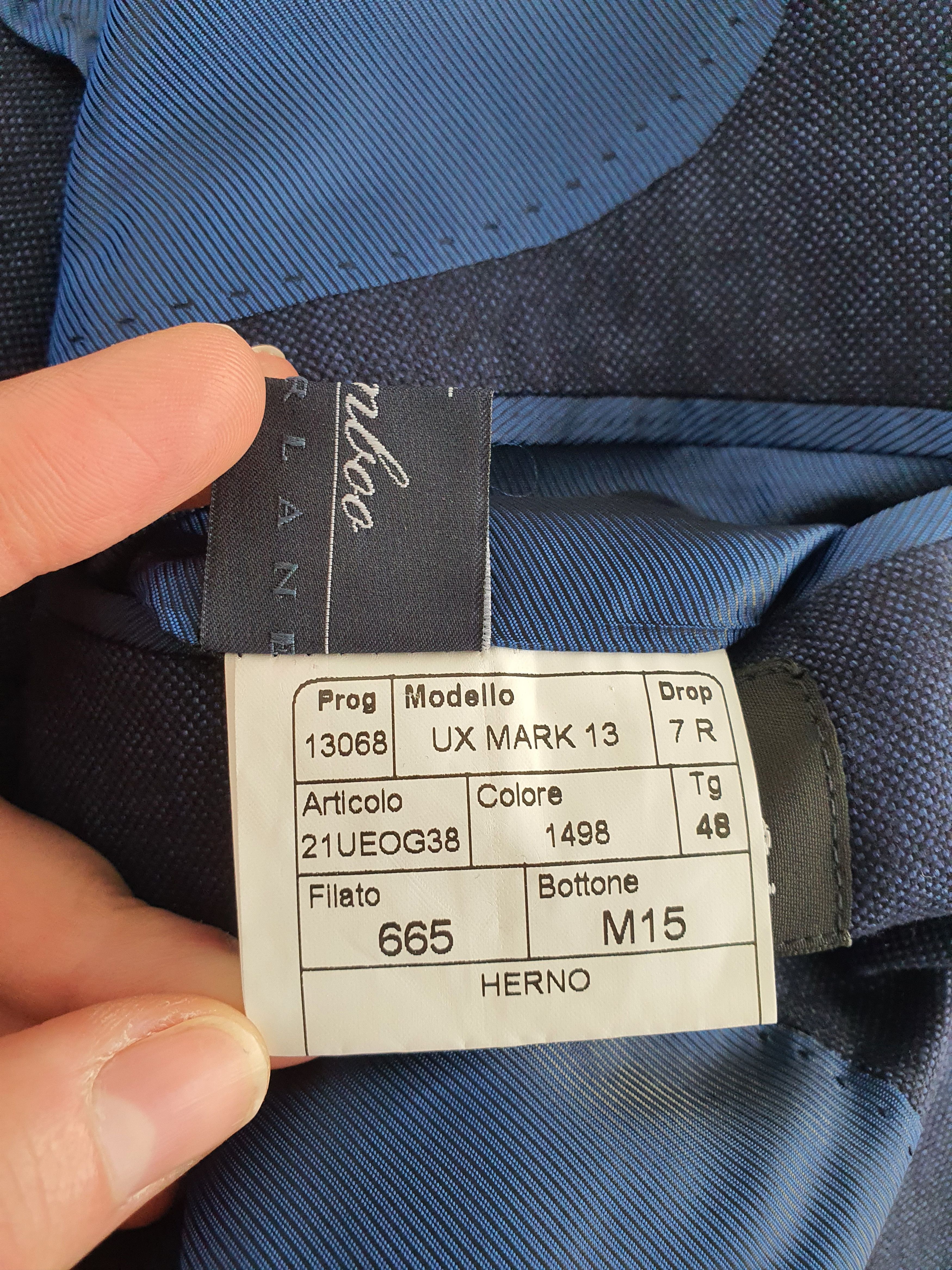 Herno Sport Coat Jacket - Mod: UX MARK 13 (MARLANE Bamboo) - EU 48 Size 38R - 8 Thumbnail