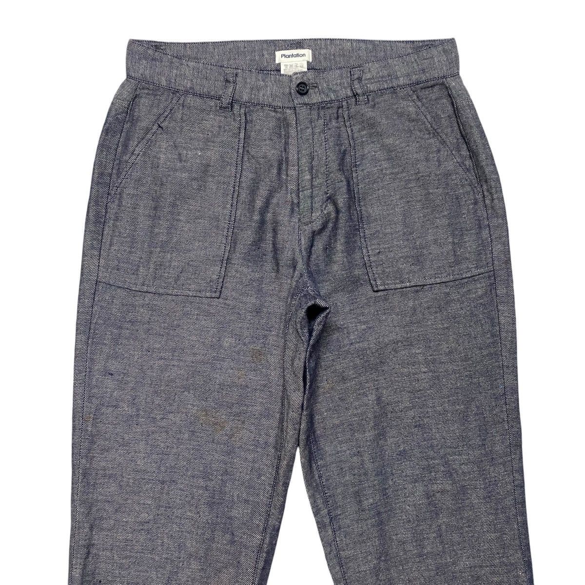 Issey Miyake Issey Miyake Plantation Light Denim Cropped Pants Size 30" / US 8 / IT 44 - 3 Thumbnail