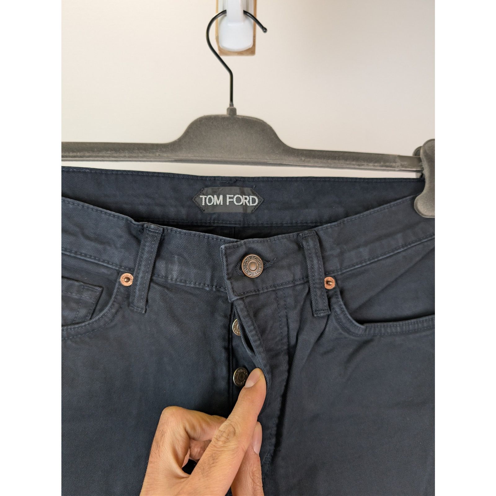 Tom Ford o1rshd1 Straight Fit Denim Jeans Size US 31 - 6 Thumbnail