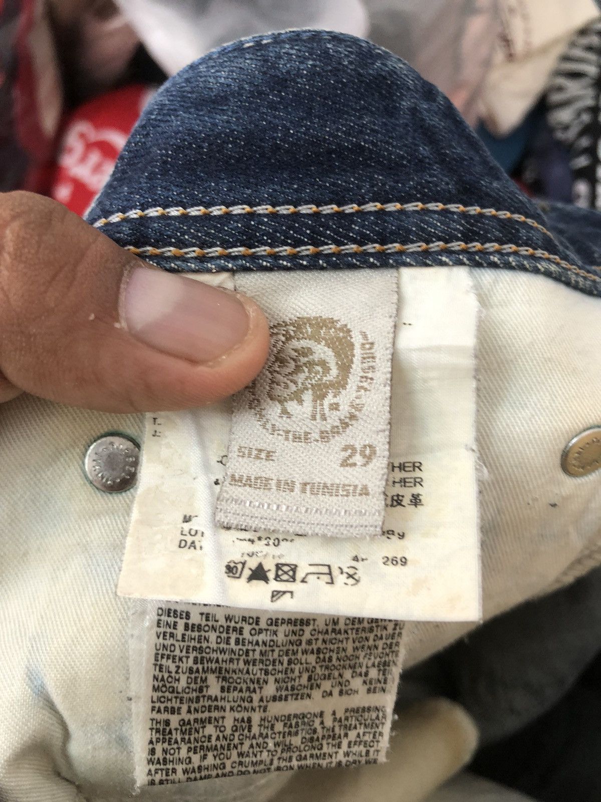 Diesel Diesel Distressed Denim Jeans waist 33 Size US 33 - 12 Thumbnail