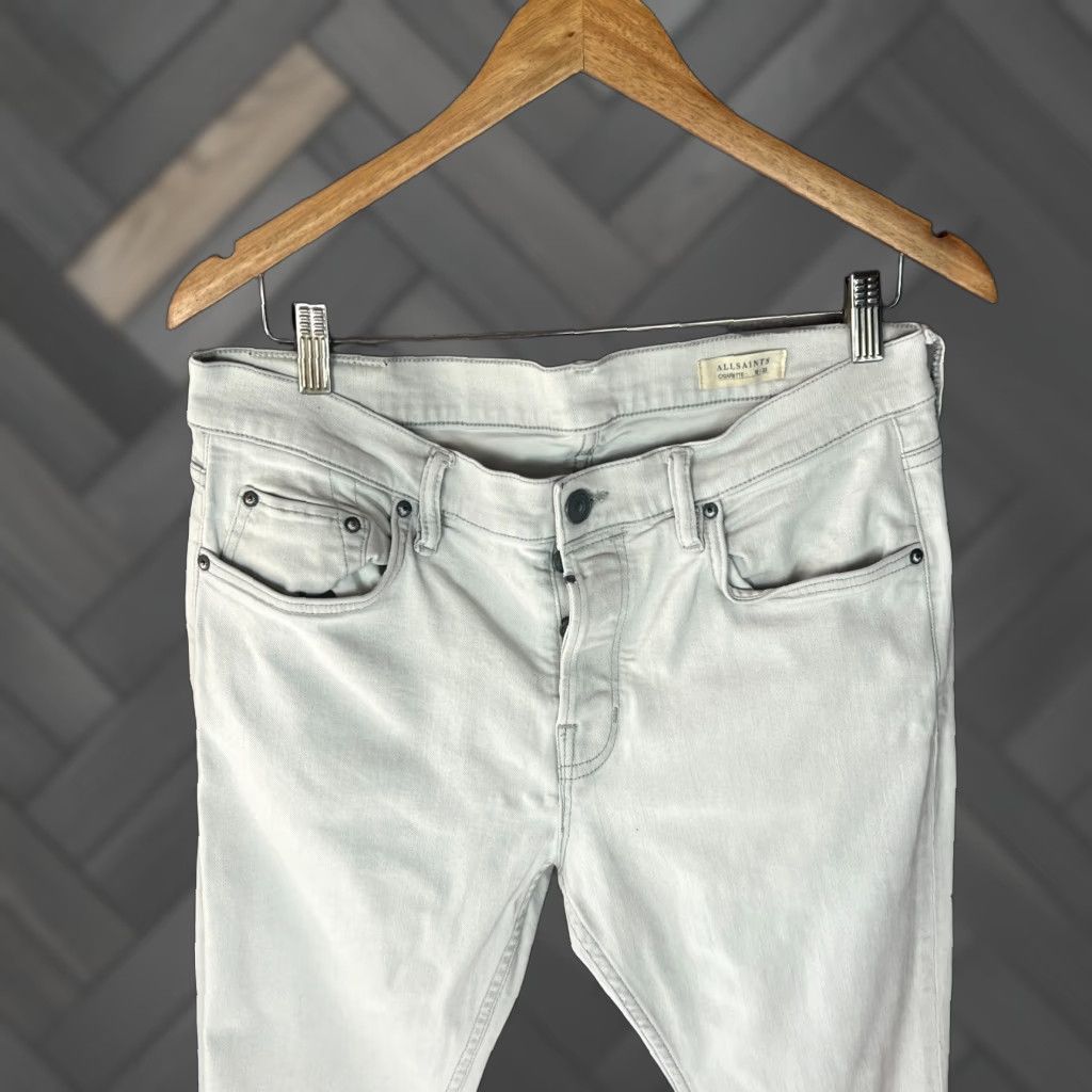 all saints cigarette jeans grey Skinny jeans Gray Men Size 31W The classic five ALLSAINTS Cigarette Skinny Fit Stretch