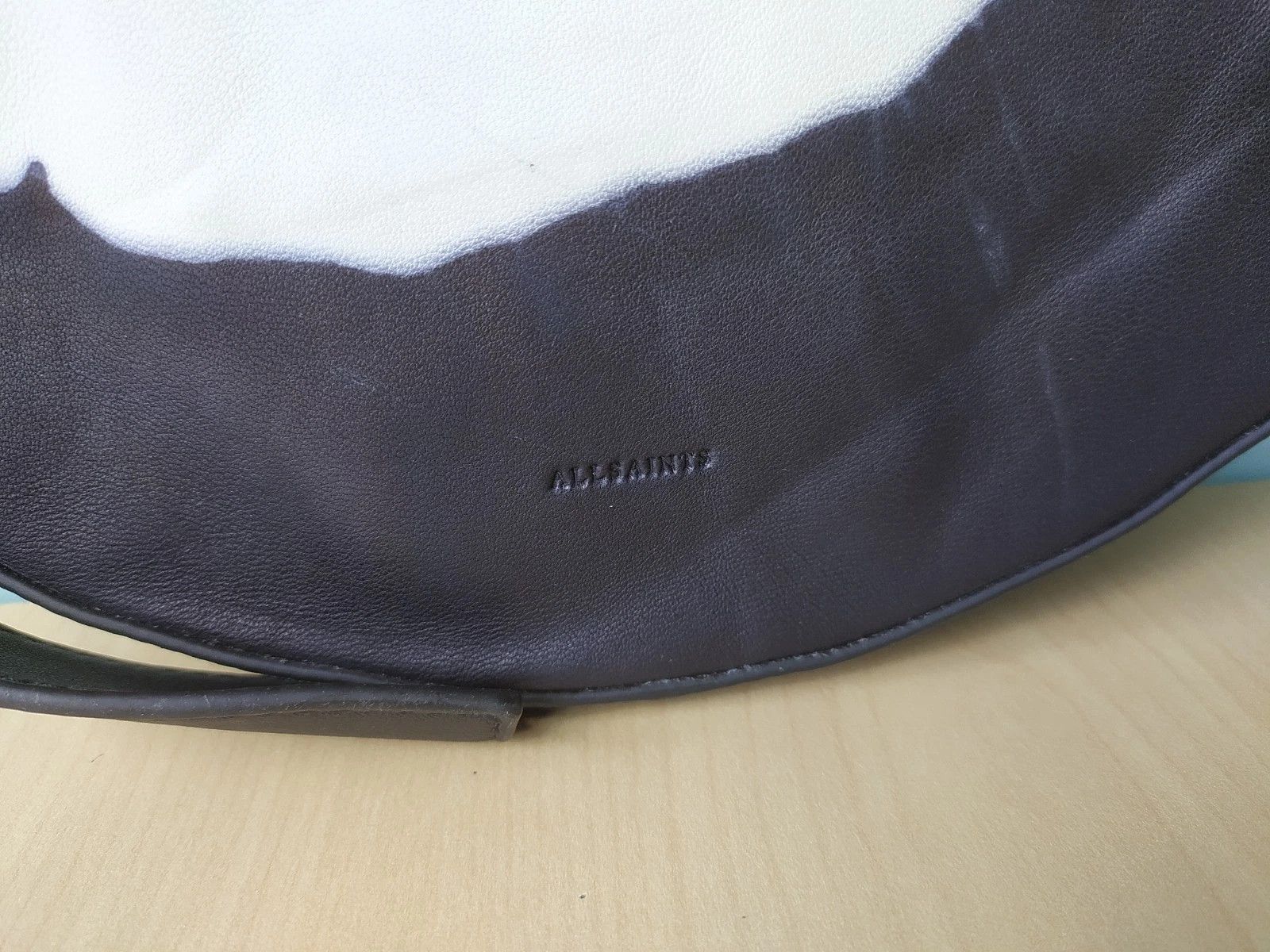 Allsaints AllSaints Leather Half Moon Crossbody Bag FTP / 8017 Size ONE SIZE - 2 Thumbnail
