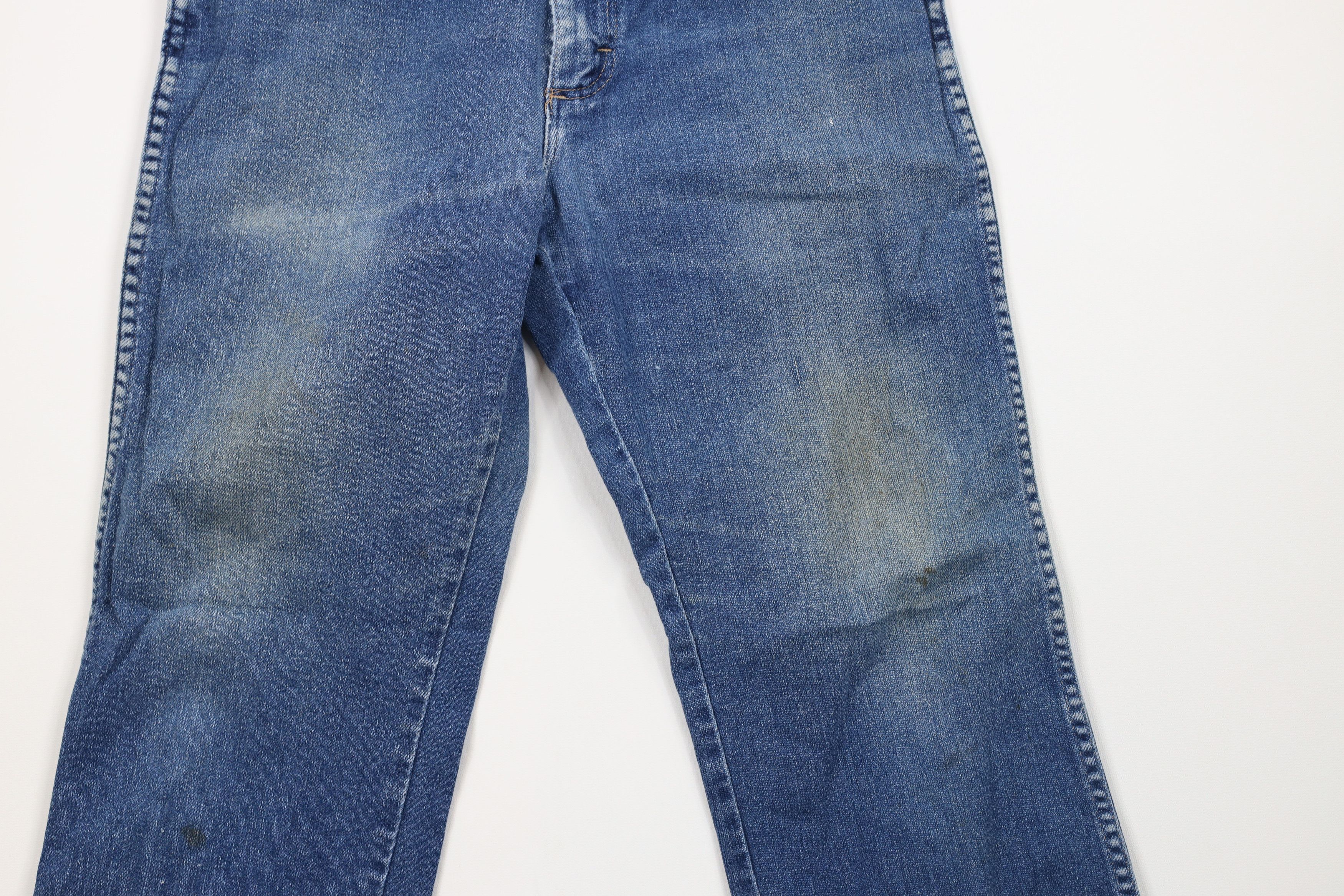 Vintage × Wrangler Vintage 70s Wrangler Flared Bootcut Denim Jeans Blue USA Size US 32 / EU 48 - 3 Thumbnail
