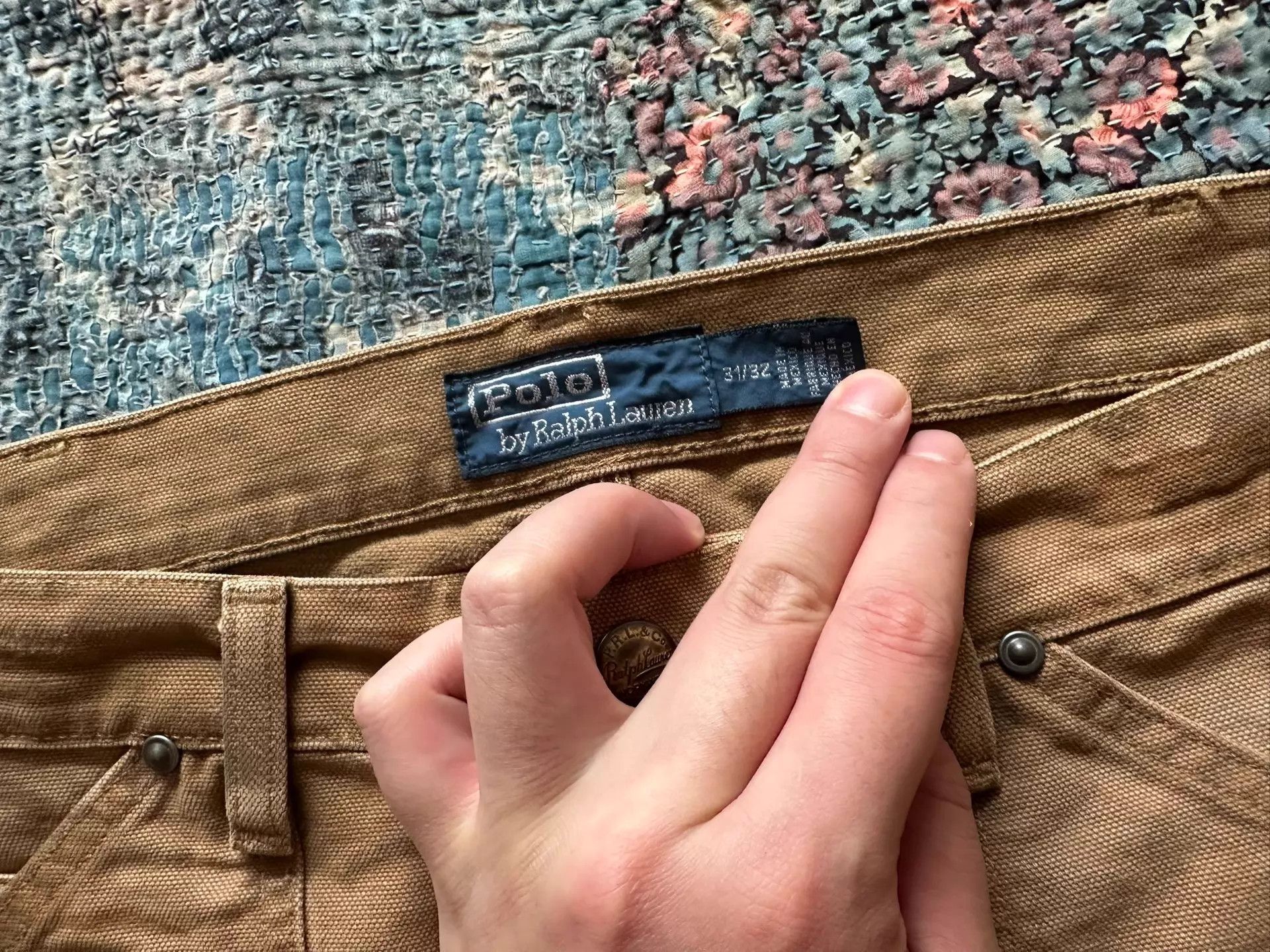 Ralph Lauren Ralph Lauren RL RRL Vintage Wash Chino Pants 31x32 Size US 31 - 3 Thumbnail