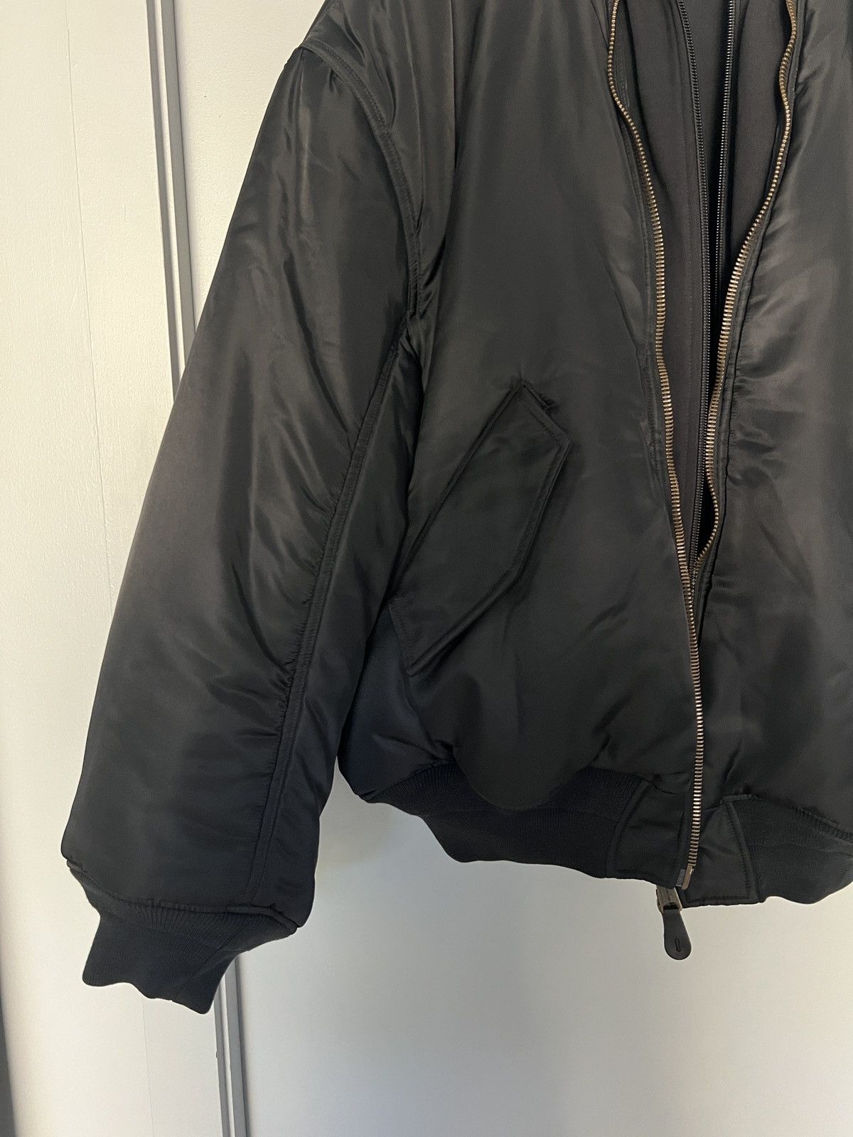 Balenciaga Balenciaga Summer 23 All in Bomber Jacket Size US XL / EU 56 / 4 - 4 Thumbnail