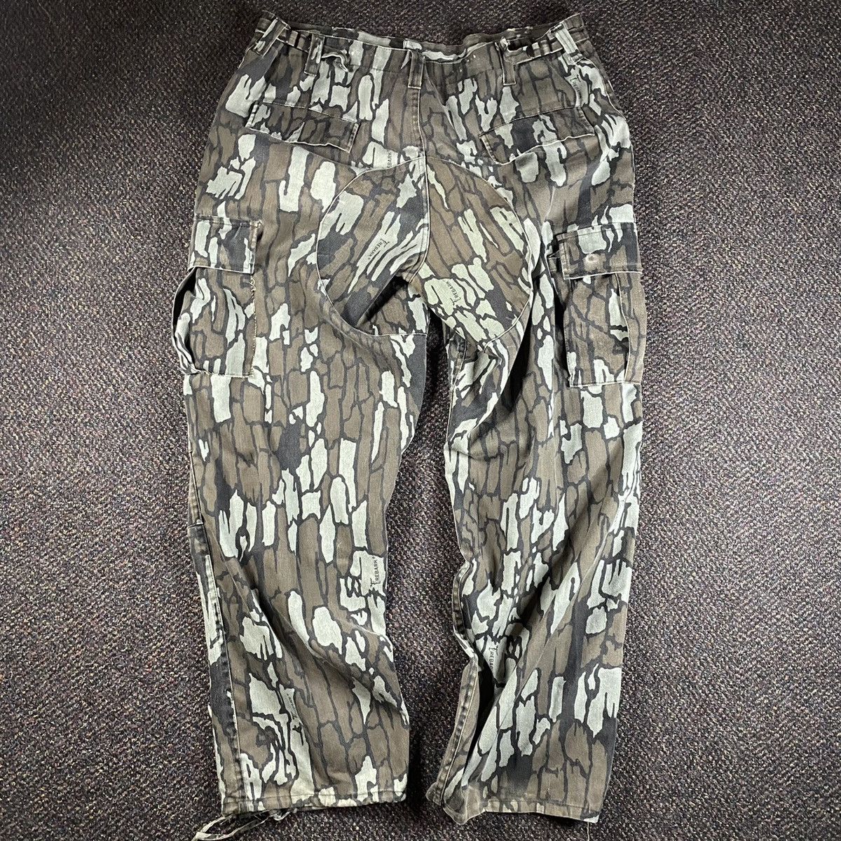 Vintage × Winchester Vintage Winchester Tree Bark Camo Cargo Pants Size US 38 / EU 54 - 4 Thumbnail