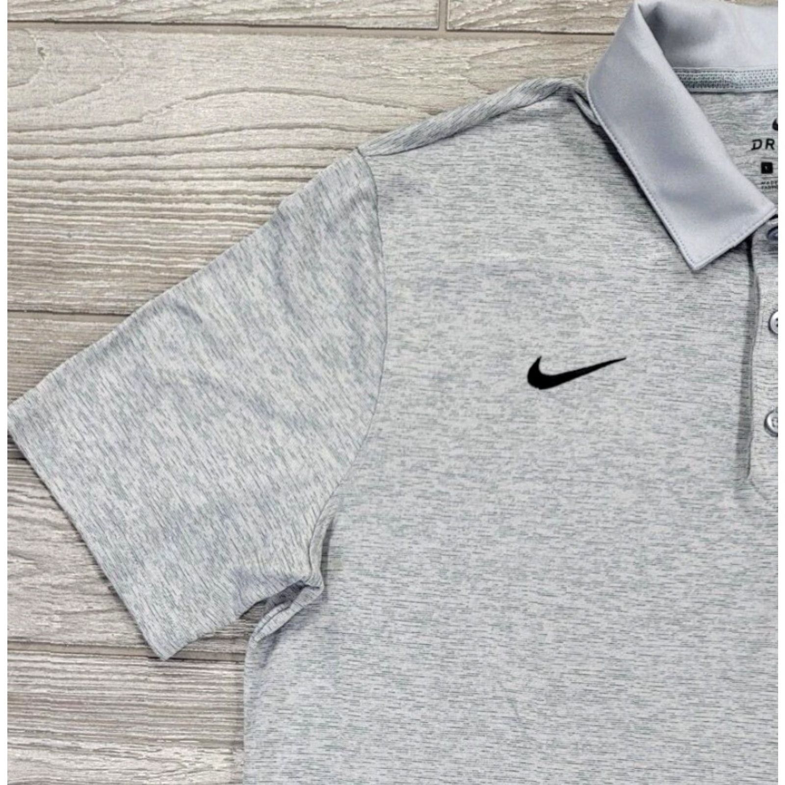 Nike Nike Dri-Fit Polo Bengals L Heathered Gray Short Sleeve Logo Sports Shirt Men Size US L / EU 52-54 / 3 - 3 Thumbnail