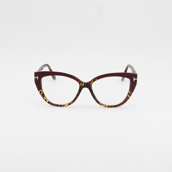 Tom Ford Tom Ford FT5673-B 056 Eyeglasses Bordeaux 54mm Cat Eye Size ONE SIZE - 6 Thumbnail