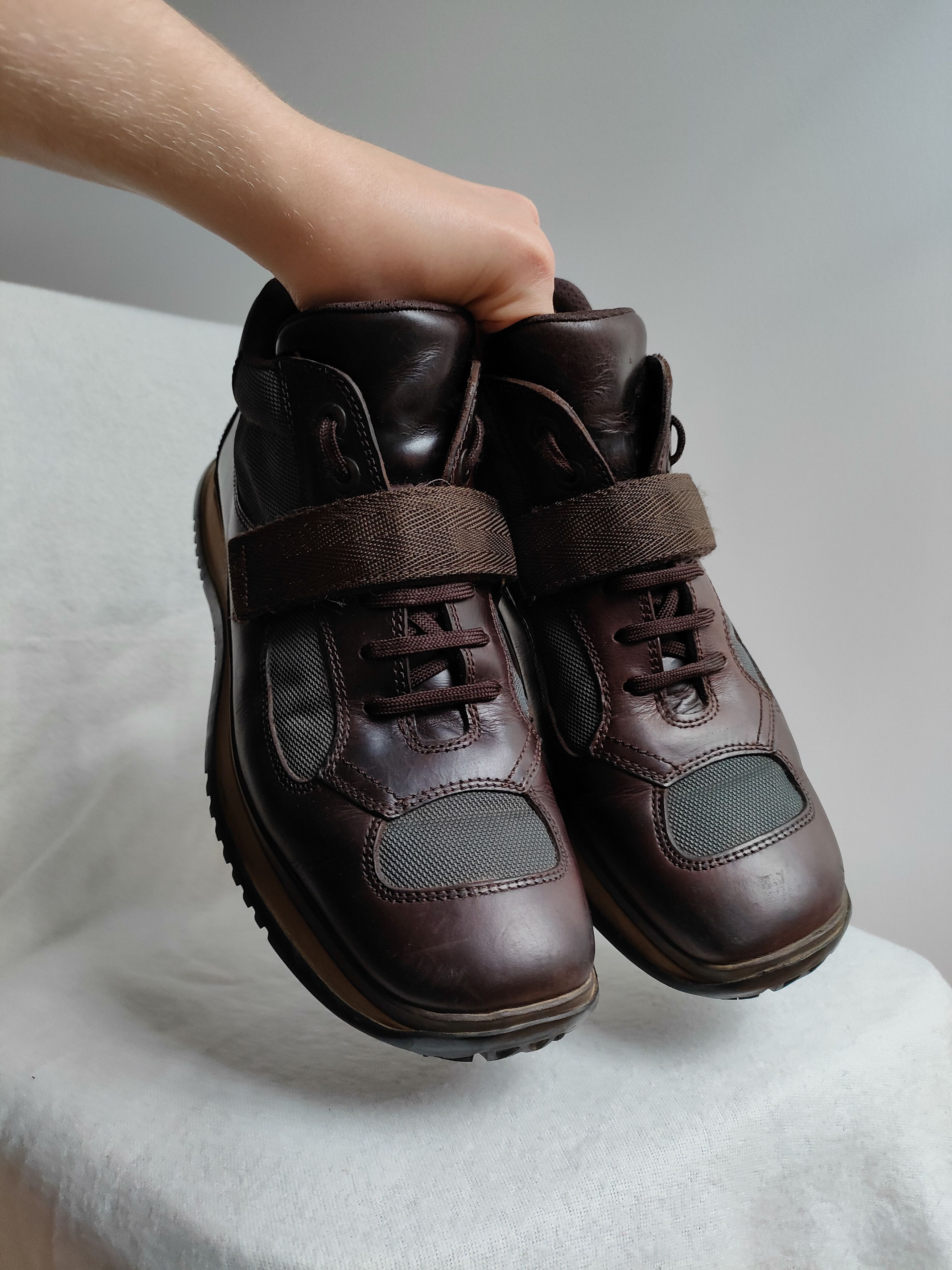 Prada Vintage Prada Hiking Boots Size US 11 / EU 44 - 2 Thumbnail