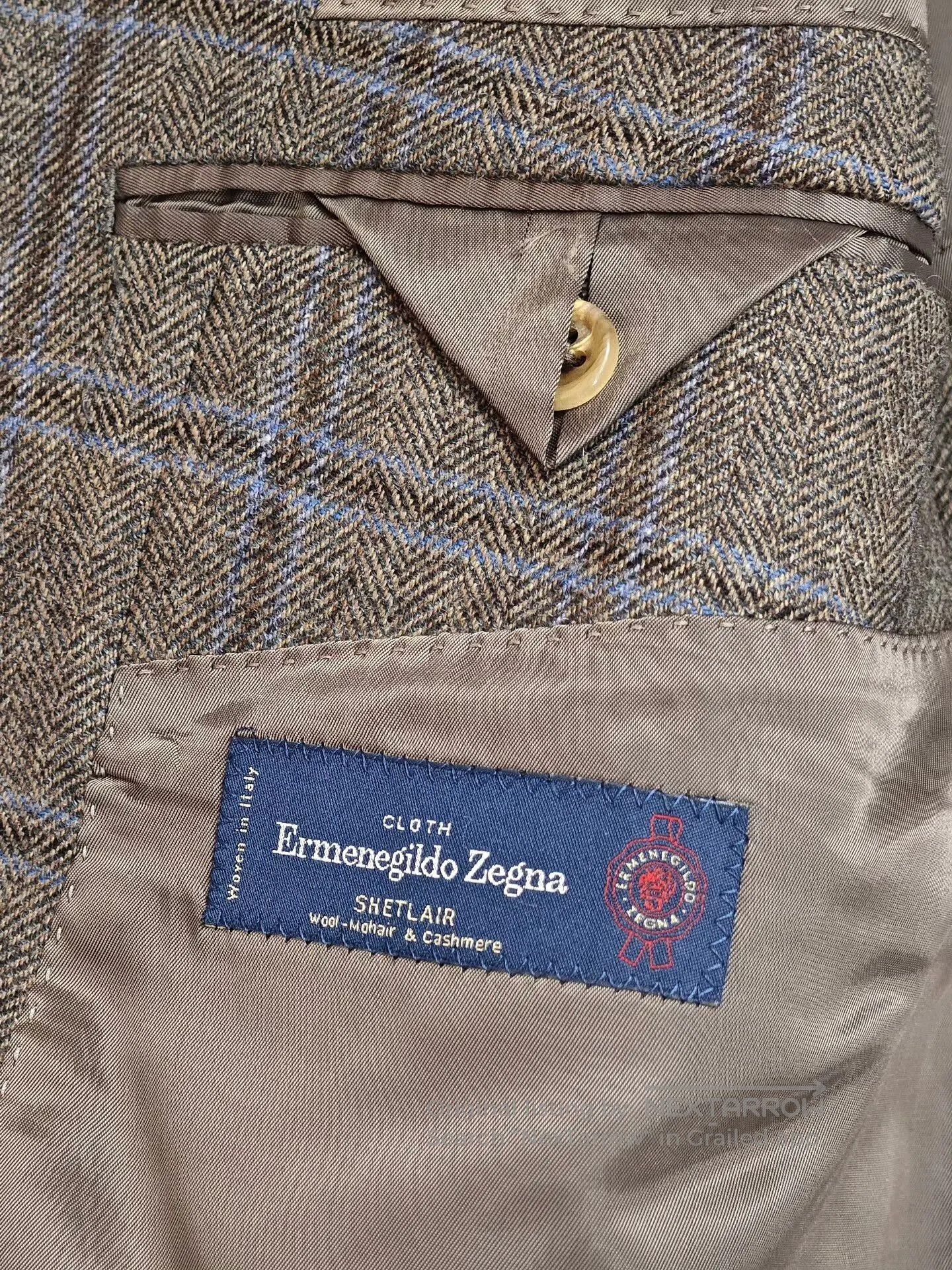 Ermenegildo Zegna Custom Italian Zegna Wool Blazer. Size US M / EU 48-50 / 2 - 7 Thumbnail