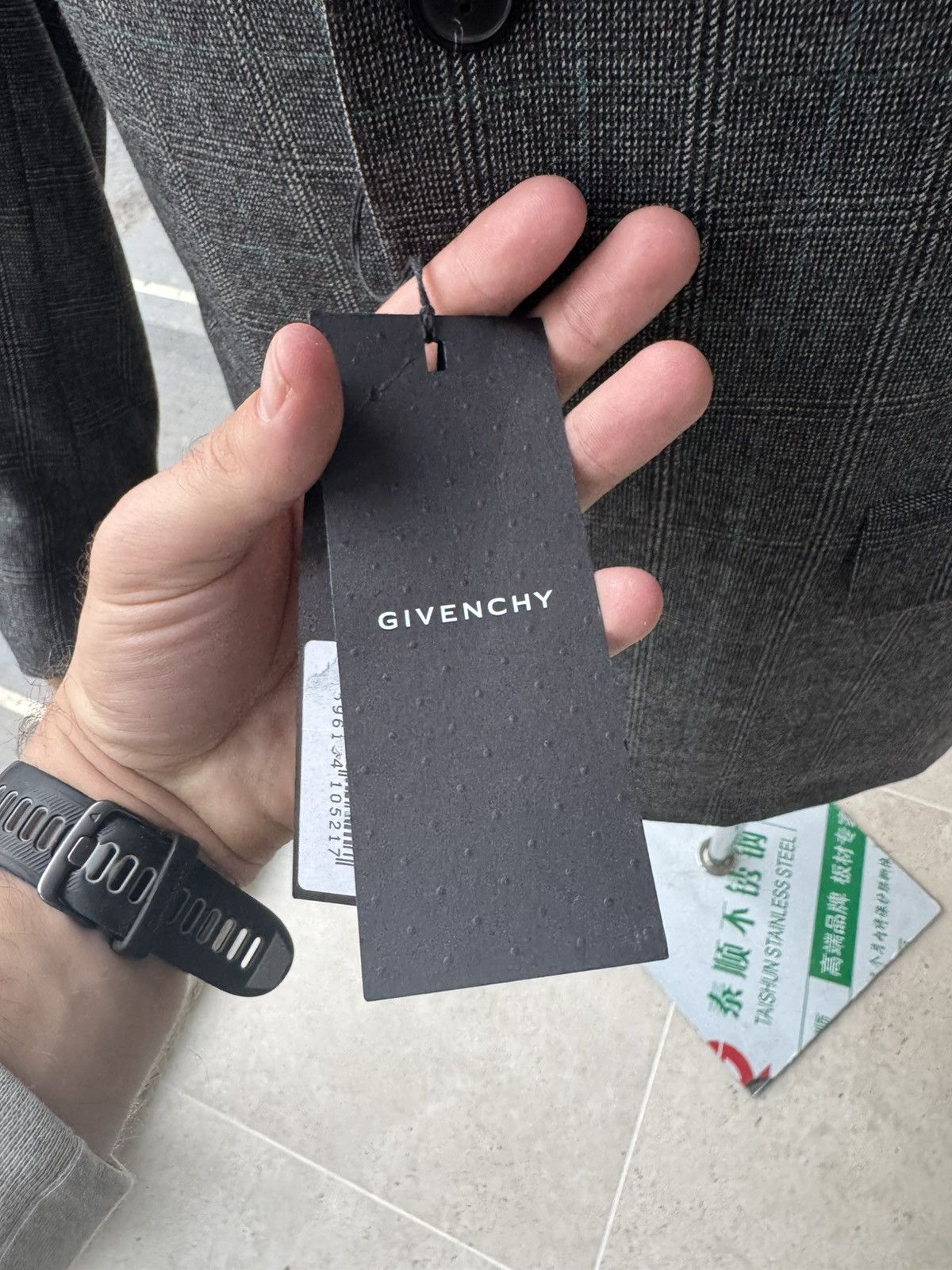 Givenchy Givenchy Wool Suit Size 50R - 6 Thumbnail