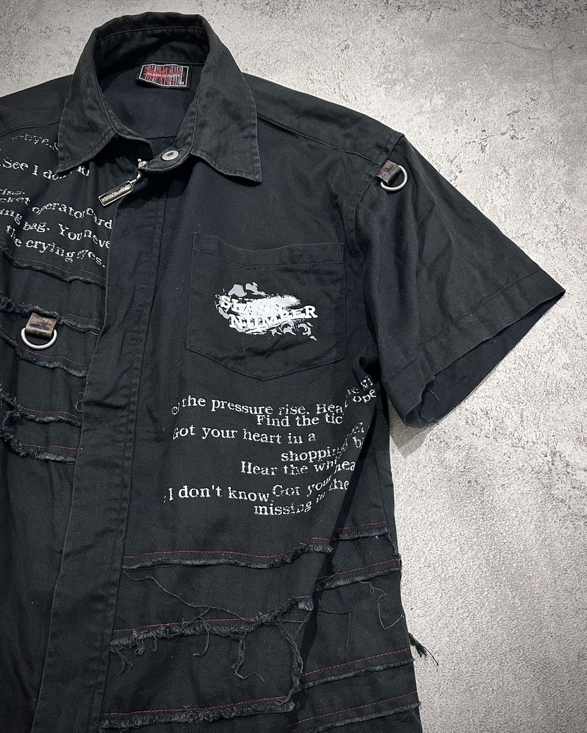Seditionaries Slash Number Zipper Shirt Seditionaries Style Size US M / EU 48-50 / 2 - 3 Thumbnail