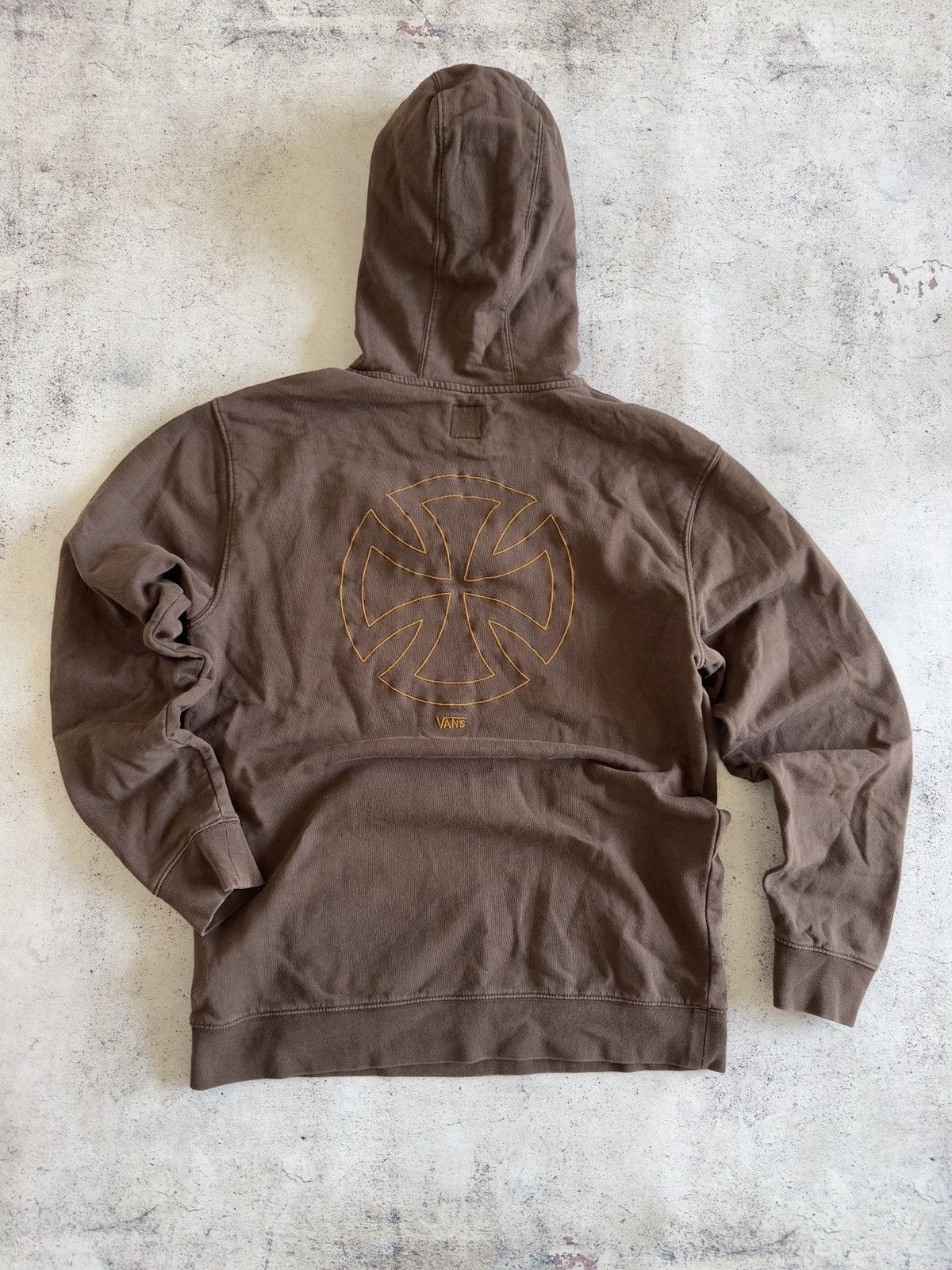 Vans Vans x Independent Cotton Brown Hoodie Size L Size US L / EU 52-54 / 3 - 2 Thumbnail
