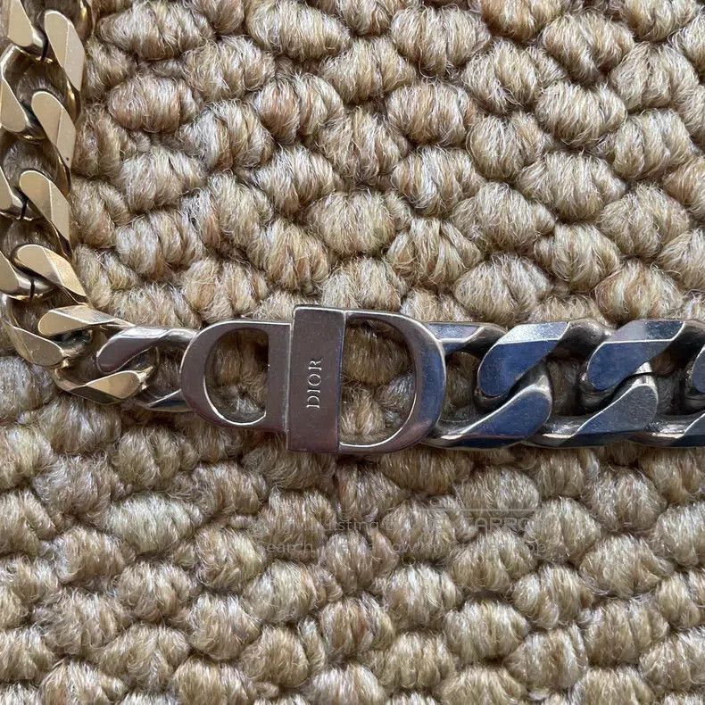 Dior Dior Metal Pearl Logo Necklace Size ONE SIZE - 3 Thumbnail