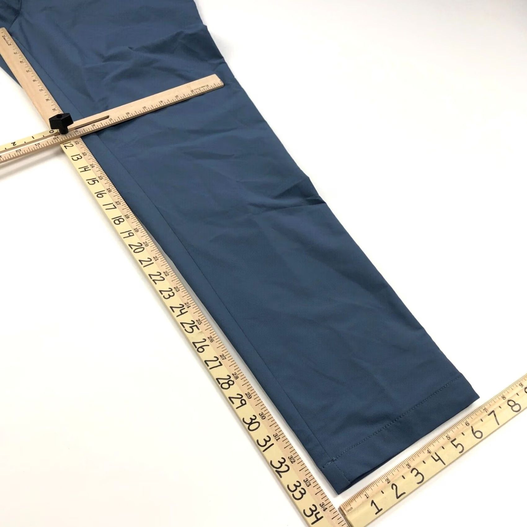 Banana Republic Banana Republic Chino Pants 38x34 Flat Front Tech Stretch Button Belt Loops Blue Regular Men’s Pants 38 W 34 L Modern American Size US 38 / EU 54 - 4 Thumbnail