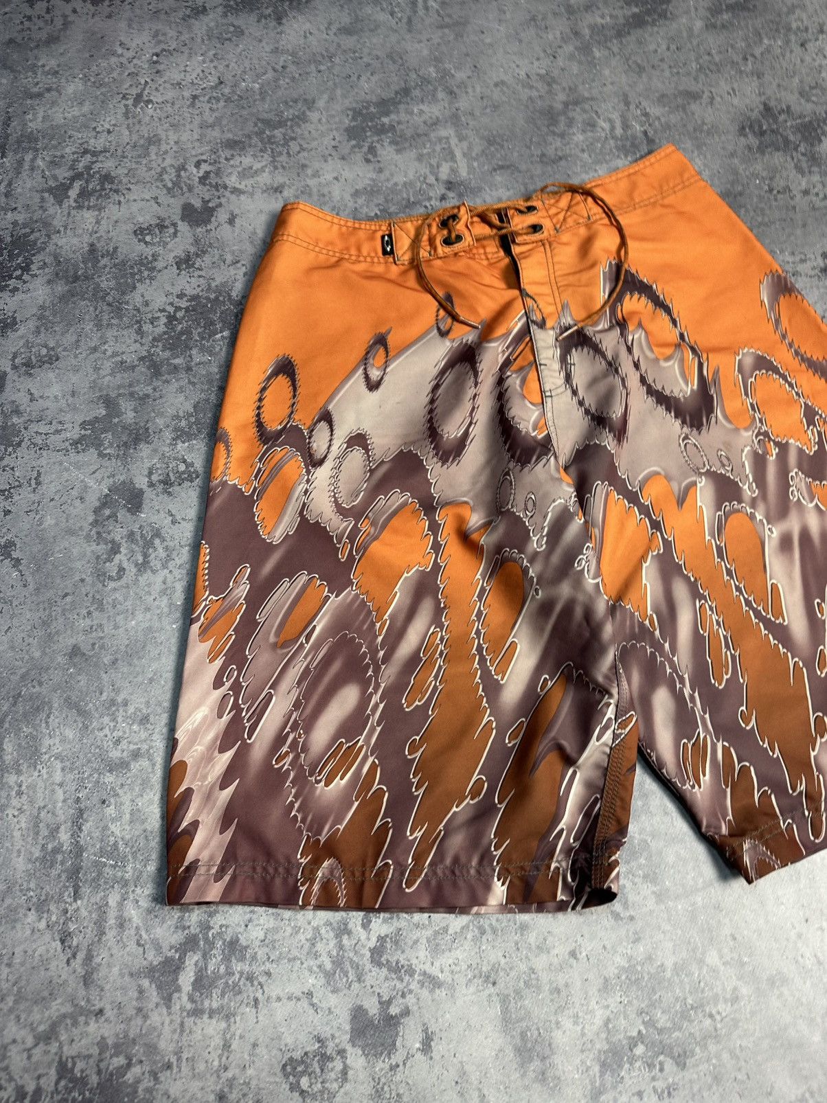 Oakley Vintage Oakley Swim Shorts Monogram 00s Board Surf Size US 32 / EU 48 - 2 Thumbnail