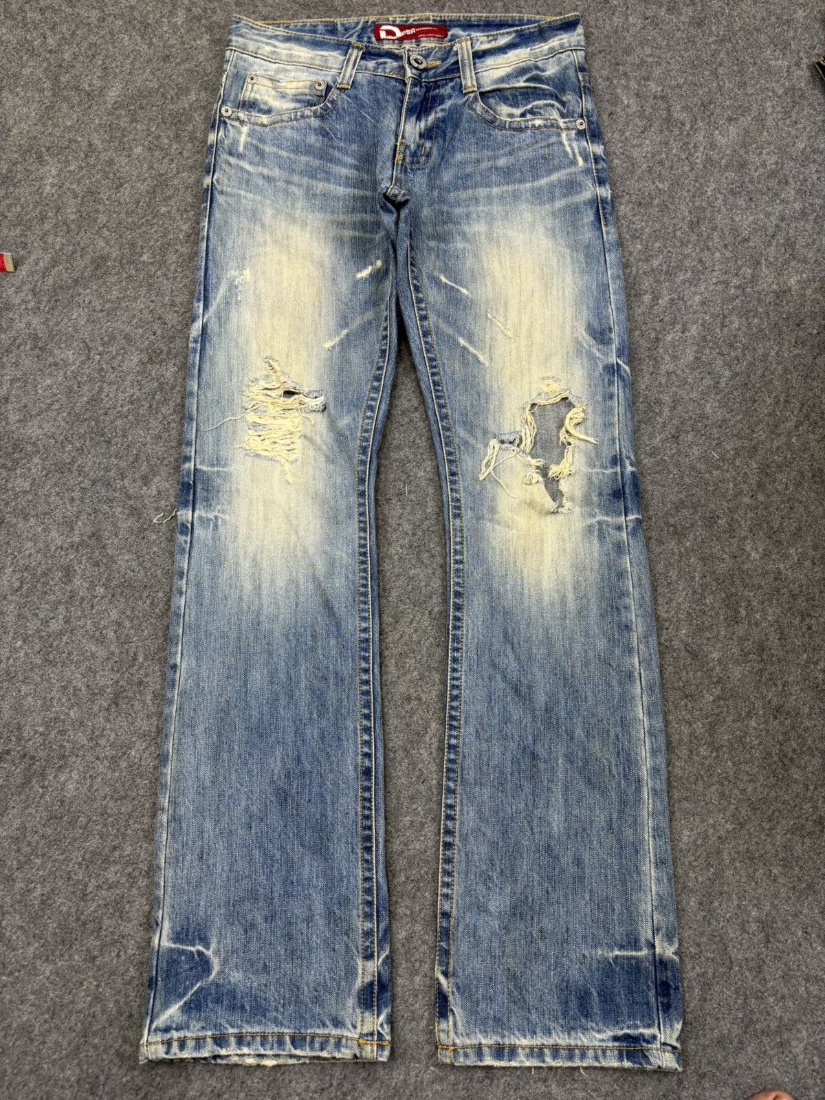 Other 💥Flare💥DPSR Slim Flare Distressed Denim F998 Size US 30 / EU 46 - 18 Thumbnail