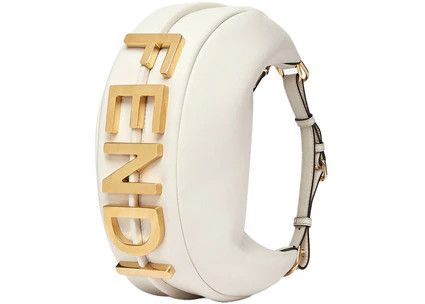 Fendi o1s1wg110426 Size:OS/Fendighraphy in White Size ONE SIZE - 1 Thumbnail