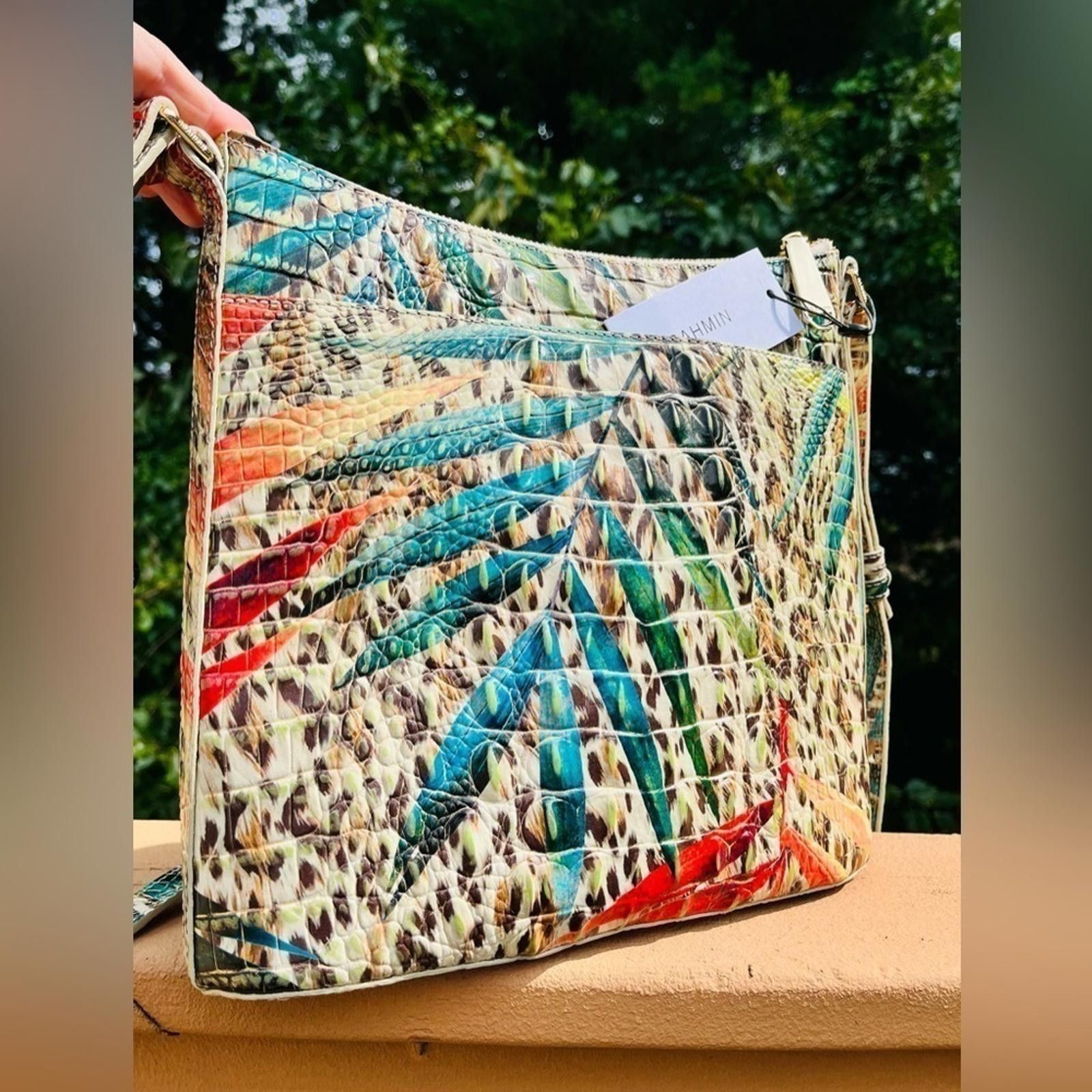 BRAHMIN Brahmin Botanical Melbourne Katie Crossbody Bag NWT Size ONE SIZE - 2 Thumbnail