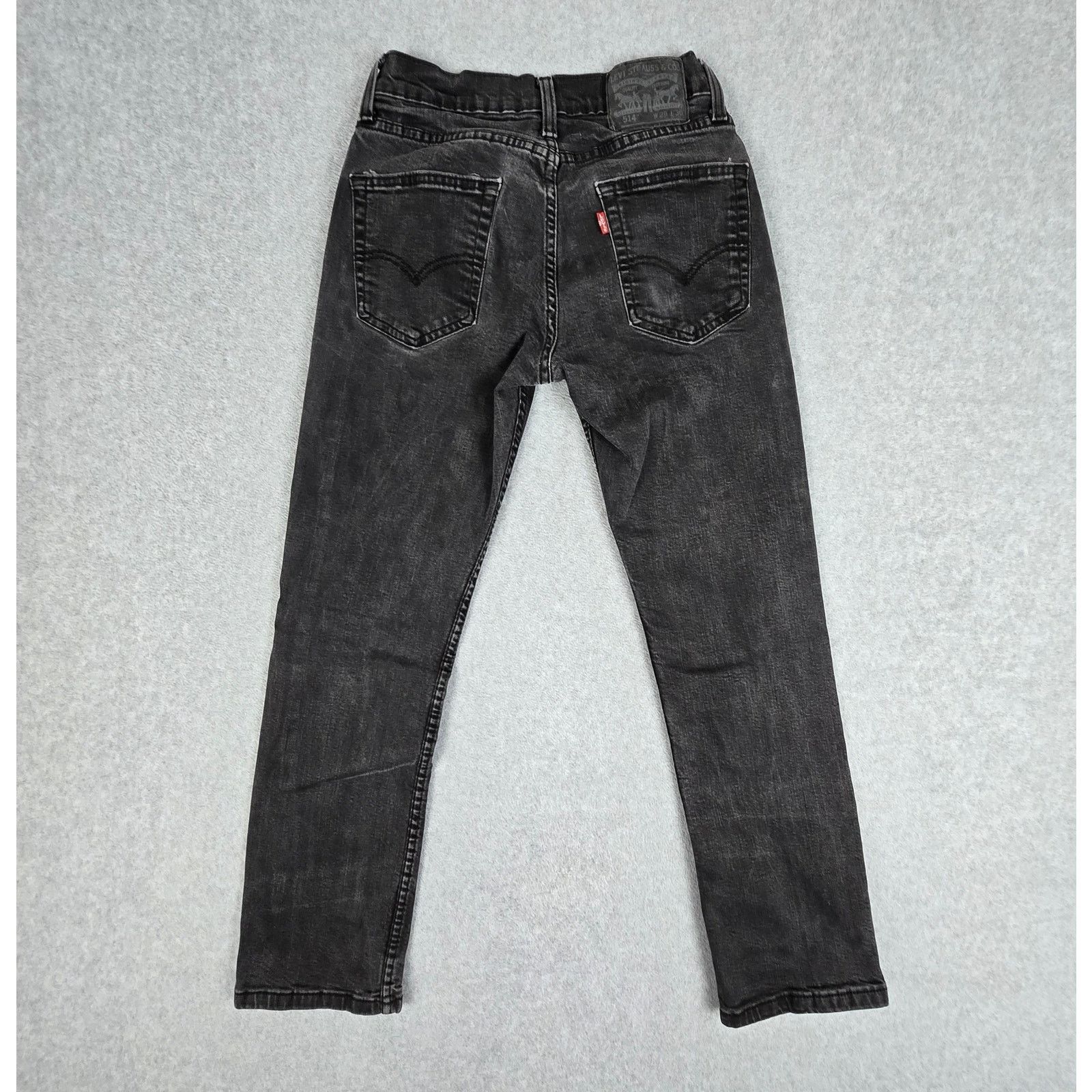Levi's Levi's 514 Mens 27x28 Black Straight Fit Jeans Size US 27 - 3 Thumbnail