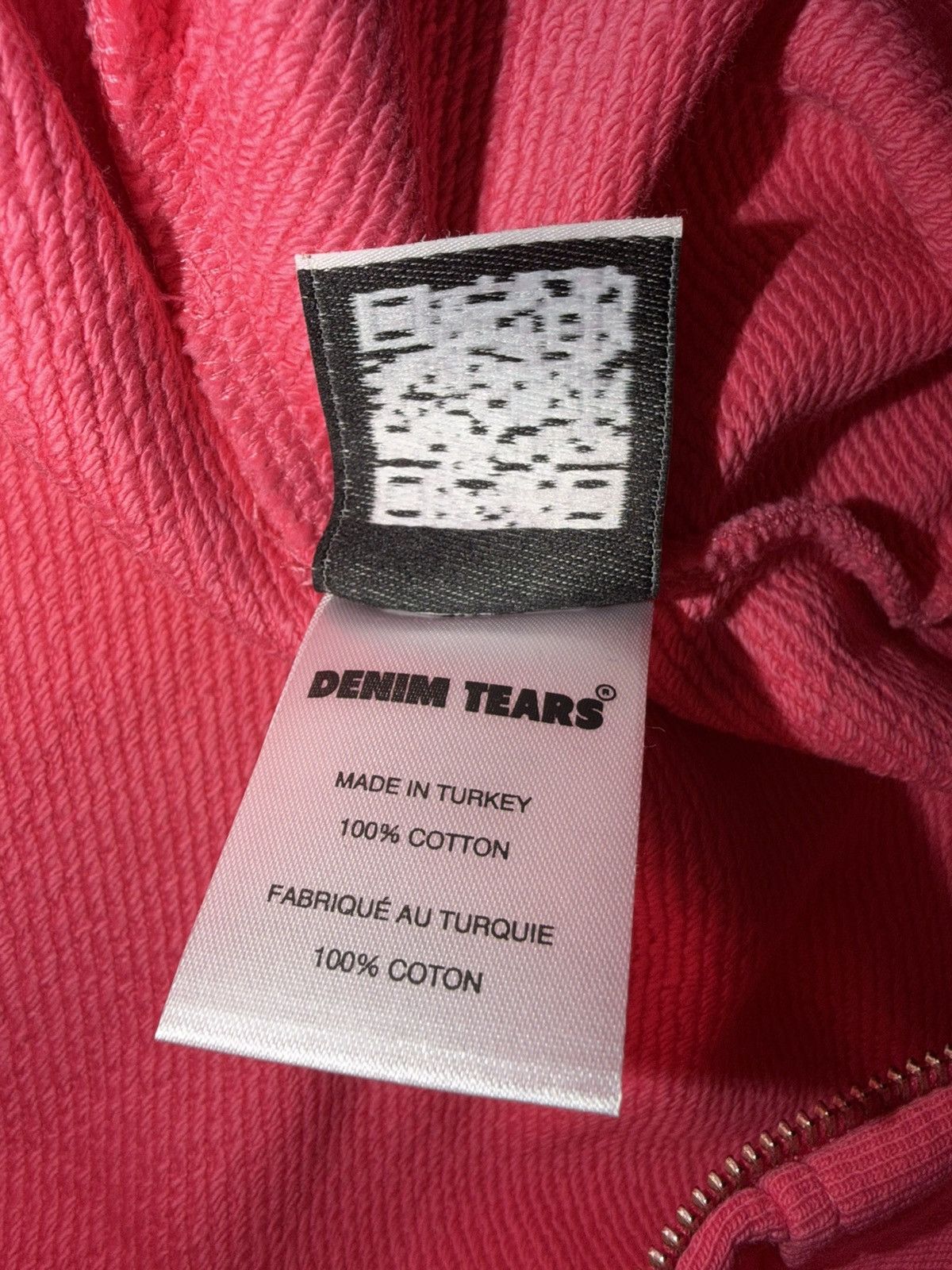 DENIM TEARS Denim Tears Denim University Zip Hoodie Pink XL Size US XL / EU 56 / 4 - 5 Thumbnail