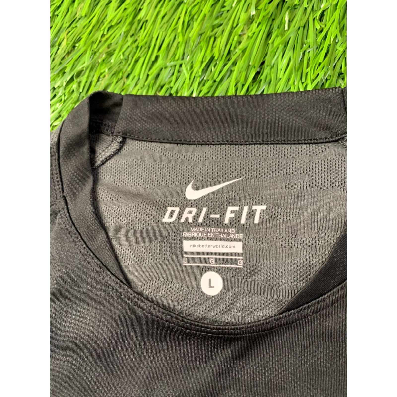 Nike Nike Dri-FIT Flash Football Shirt Mens L Black and Gray Jersey 2016 Nike Flash T-Shirt Size US L / EU 52-54 / 3 - 5 Thumbnail