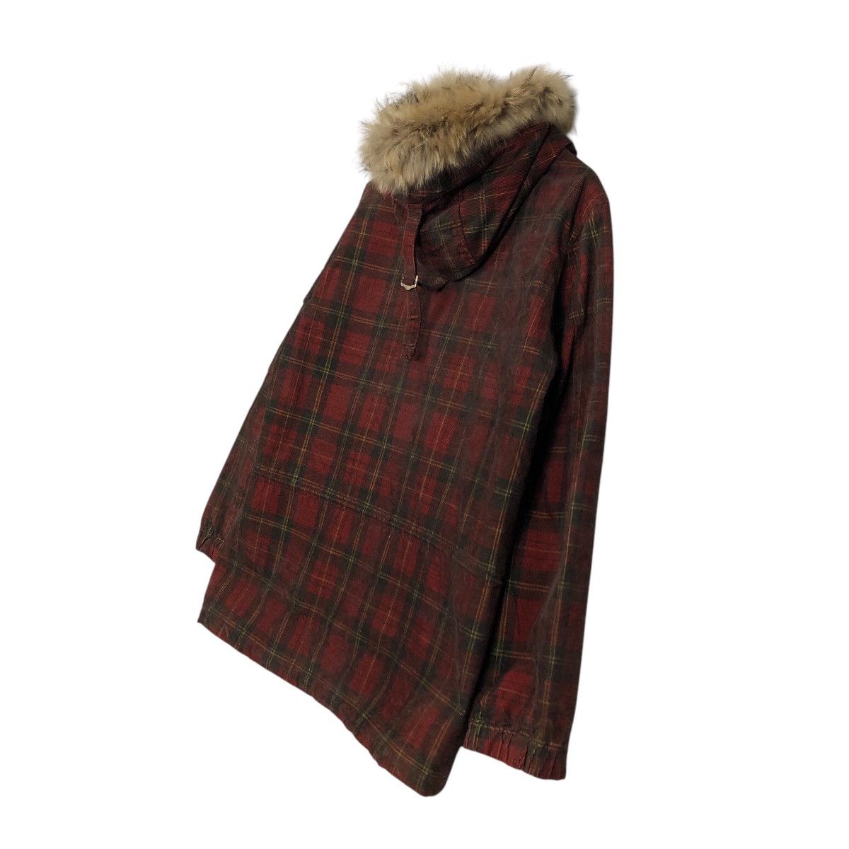 Japanese Brand 📌Vintage Biker Jacket Hiromichi Nalano Tartan Fur Hoodie Size US L / EU 52-54 / 3 - 11 Thumbnail