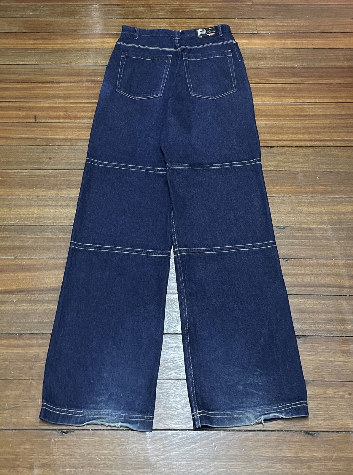 Other Very Rare Vintage Brand Plenty Tough Sport Baggy Jeans 1990s Size US 34 / EU 50 - 2 Thumbnail