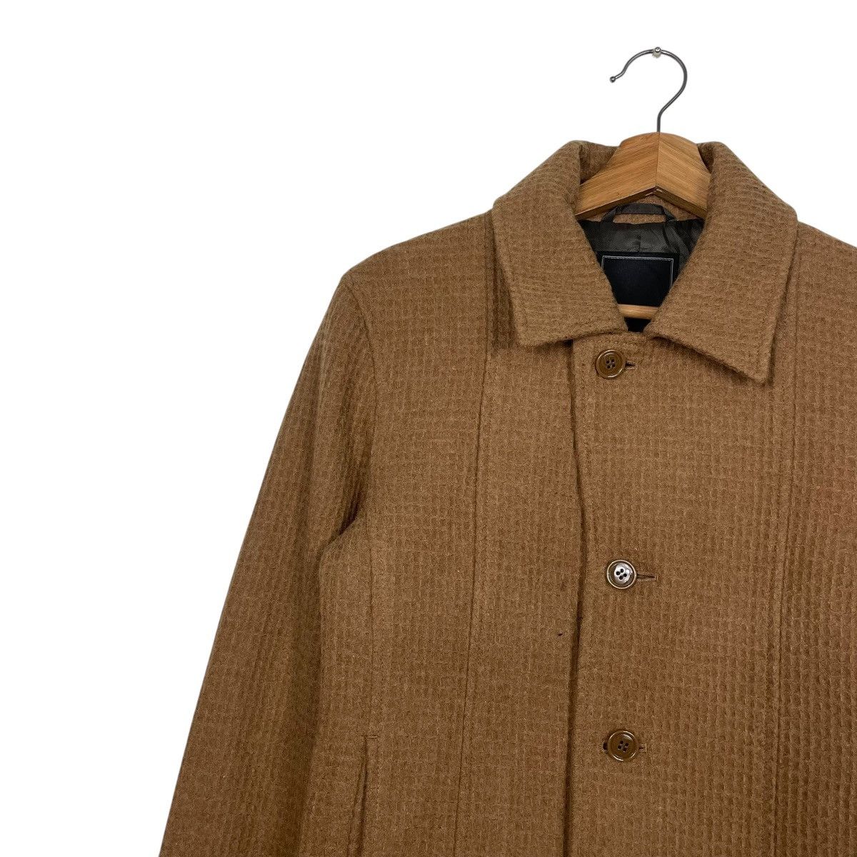 Tete Homme Tete Homme Brown Wool Jacket Size US S / EU 44-46 / 1 - 6 Thumbnail