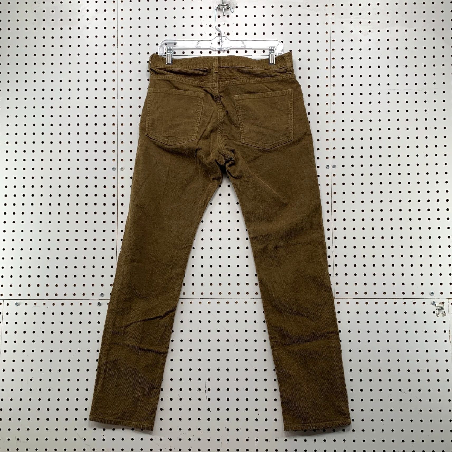 Vintage J Crew Corduroy Chino Pants Mens 31X32 Brown Straight Fit 484 Size US 31 - 2 Thumbnail