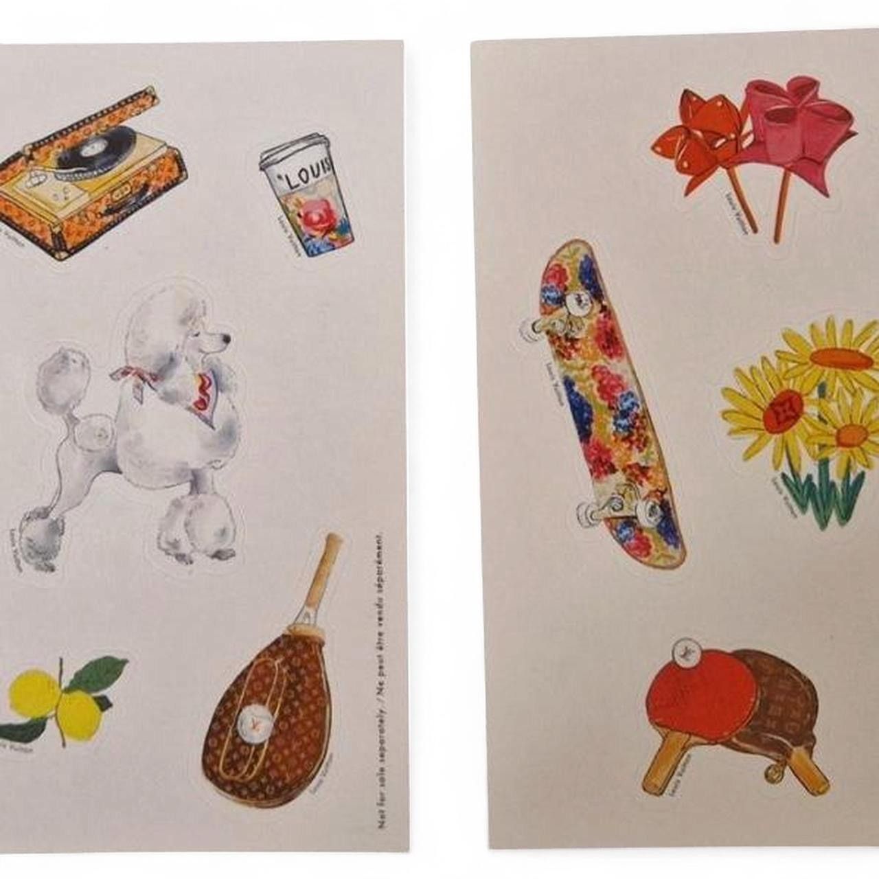 Louis Vuitton Louis Vuitton Double Sticker Sheet Set / NFS Size ONE SIZE - 1 Thumbnail