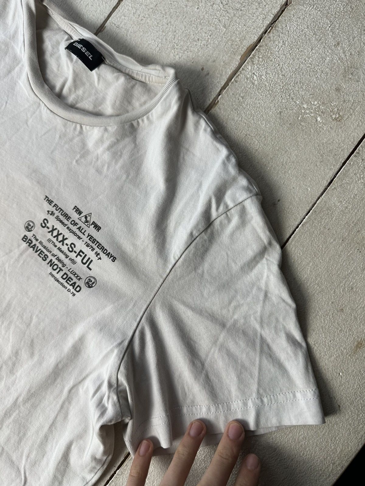Diesel 🚨DIESEL AVANT GARDE ARCHIVE VINTAGE BIG LOGO T-SHIRT Y2K TEE Size US S / EU 44-46 / 1 - 7 Thumbnail