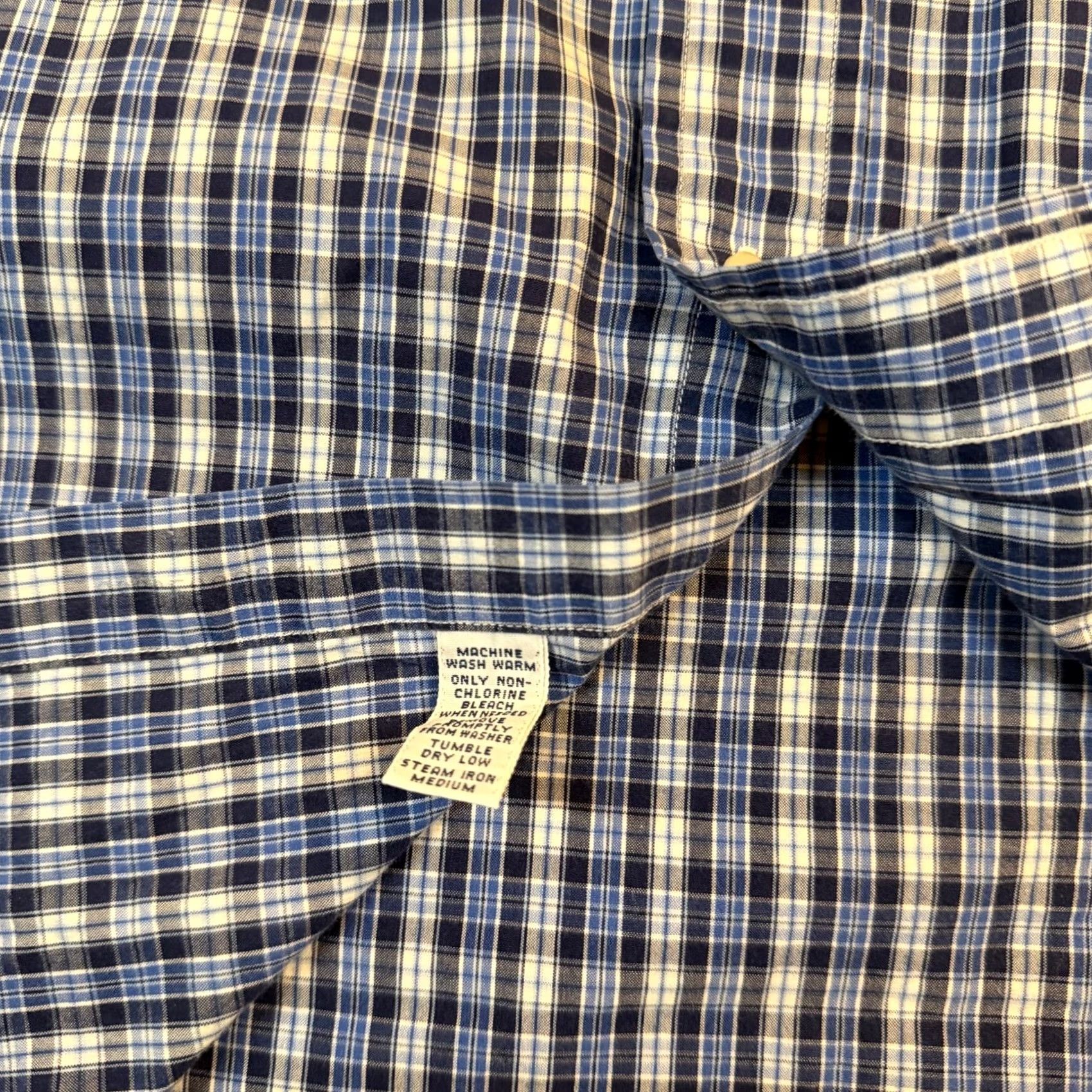 Ralph Lauren Ralph Lauren Button-Up Shirt Mens Large Blue Plaid Short Sleeve Custom Fit Button-Down Collar Embroidered Pony Logo Regular Fit Casual Business Size US L / EU 52-54 / 3 - 6 Thumbnail