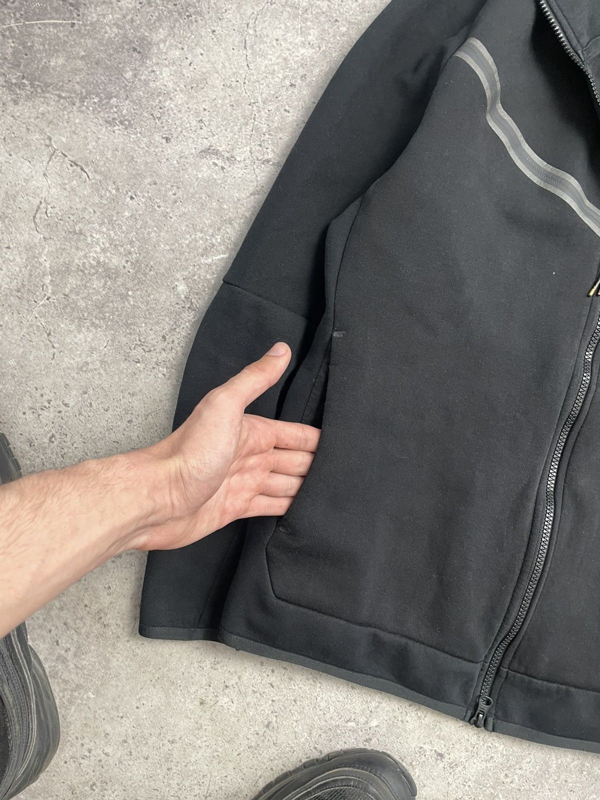 Nike Nike Tech Fleece Zip-Up Hoodie Modern Drill Style Size L Size US L / EU 52-54 / 3 - 5 Thumbnail