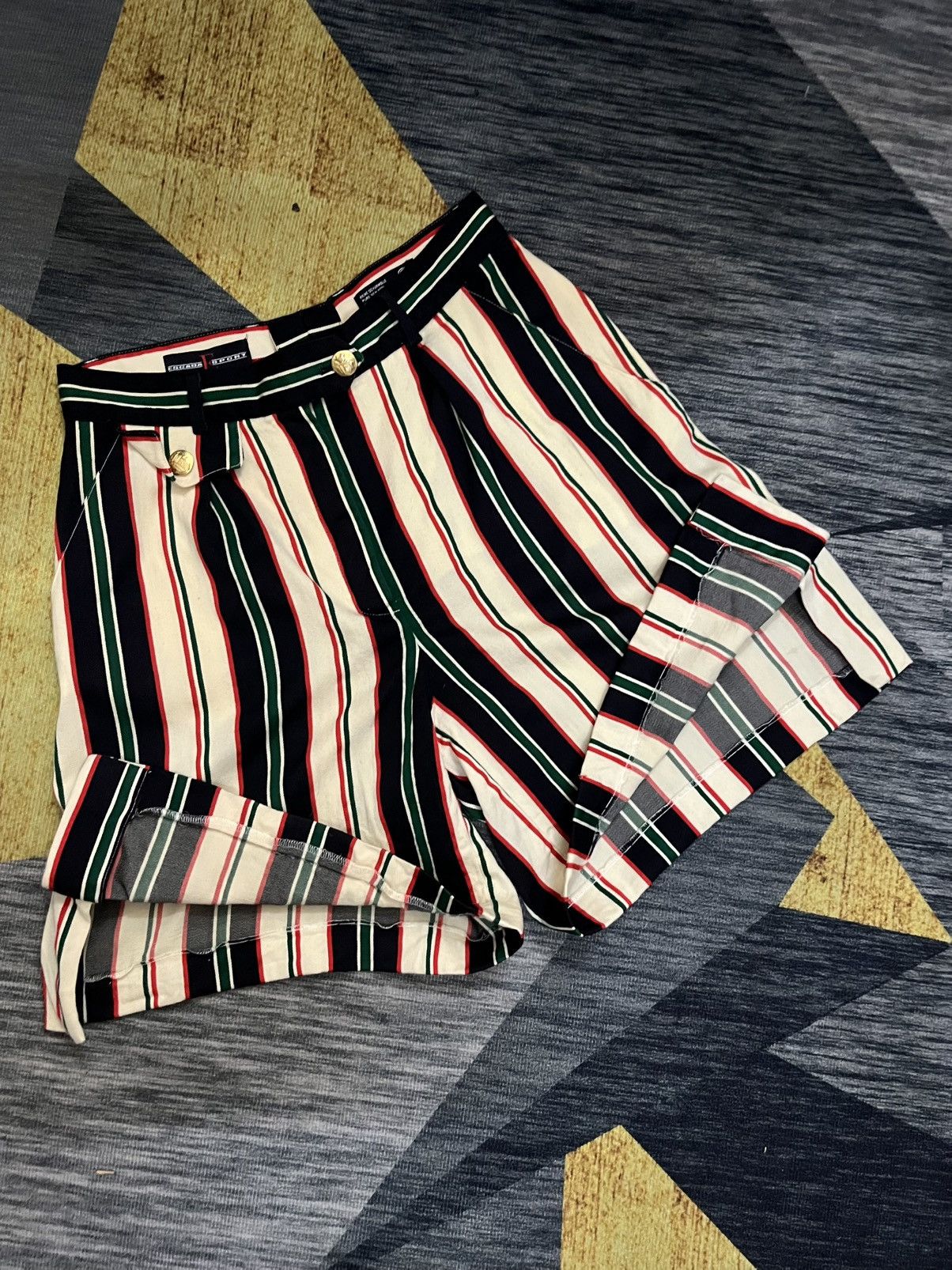 Escada Sport 1990s Bold vertical striped loose relaxed fits #H3 Size US 42 / EU 58 - 4 Thumbnail