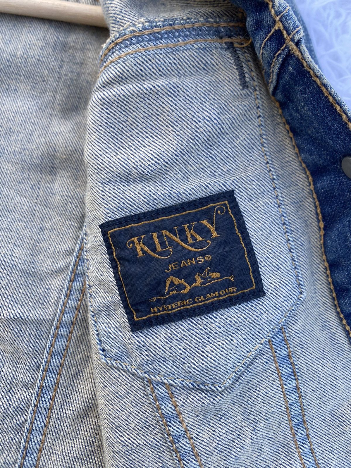 Hysteric Glamour Rare Vintage KINKY Hysteric Glamour Denim Jacket Size S / US 4 / IT 40 - 10 Thumbnail