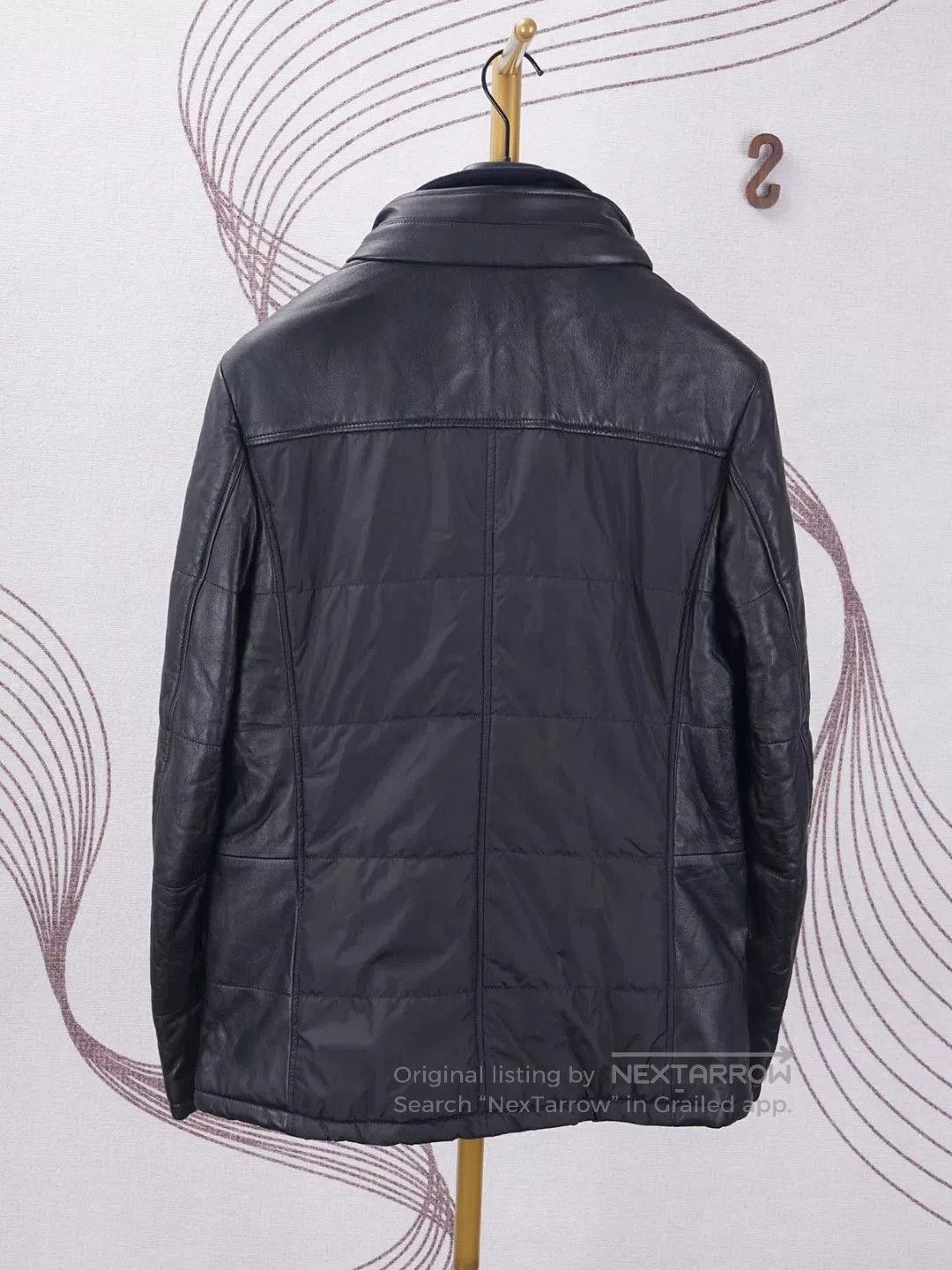 Testoni Black Leather Jacket by a·testoni. Size US L / EU 52-54 / 3 - 2 Thumbnail